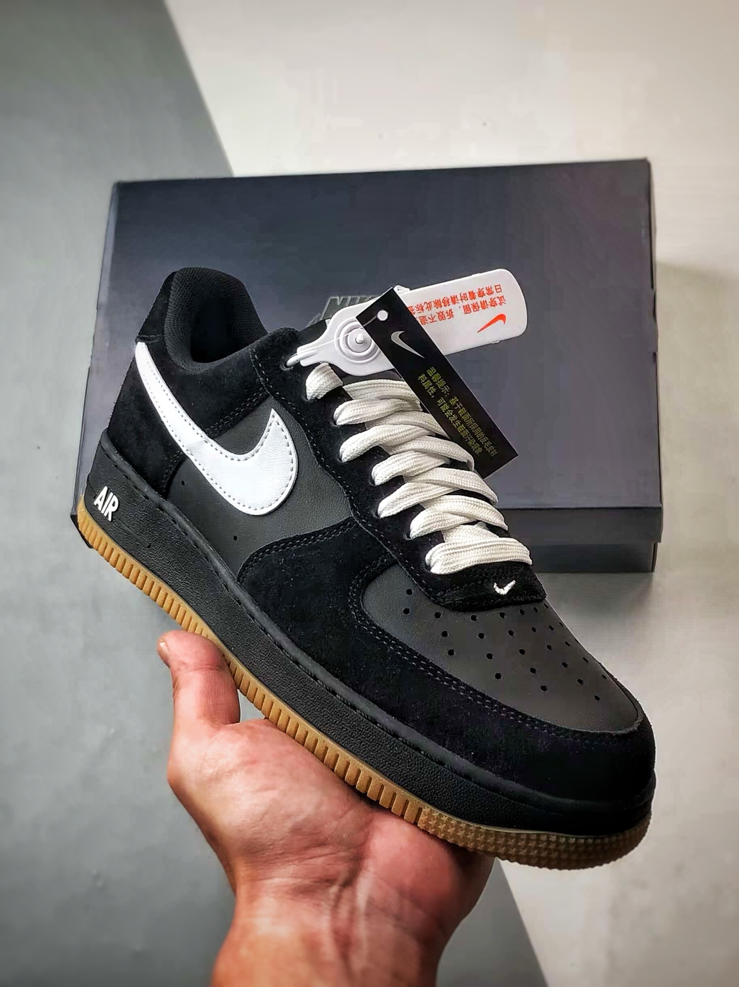 190 Air Force 1 '07 Low 黑白生胶 IB6388-001