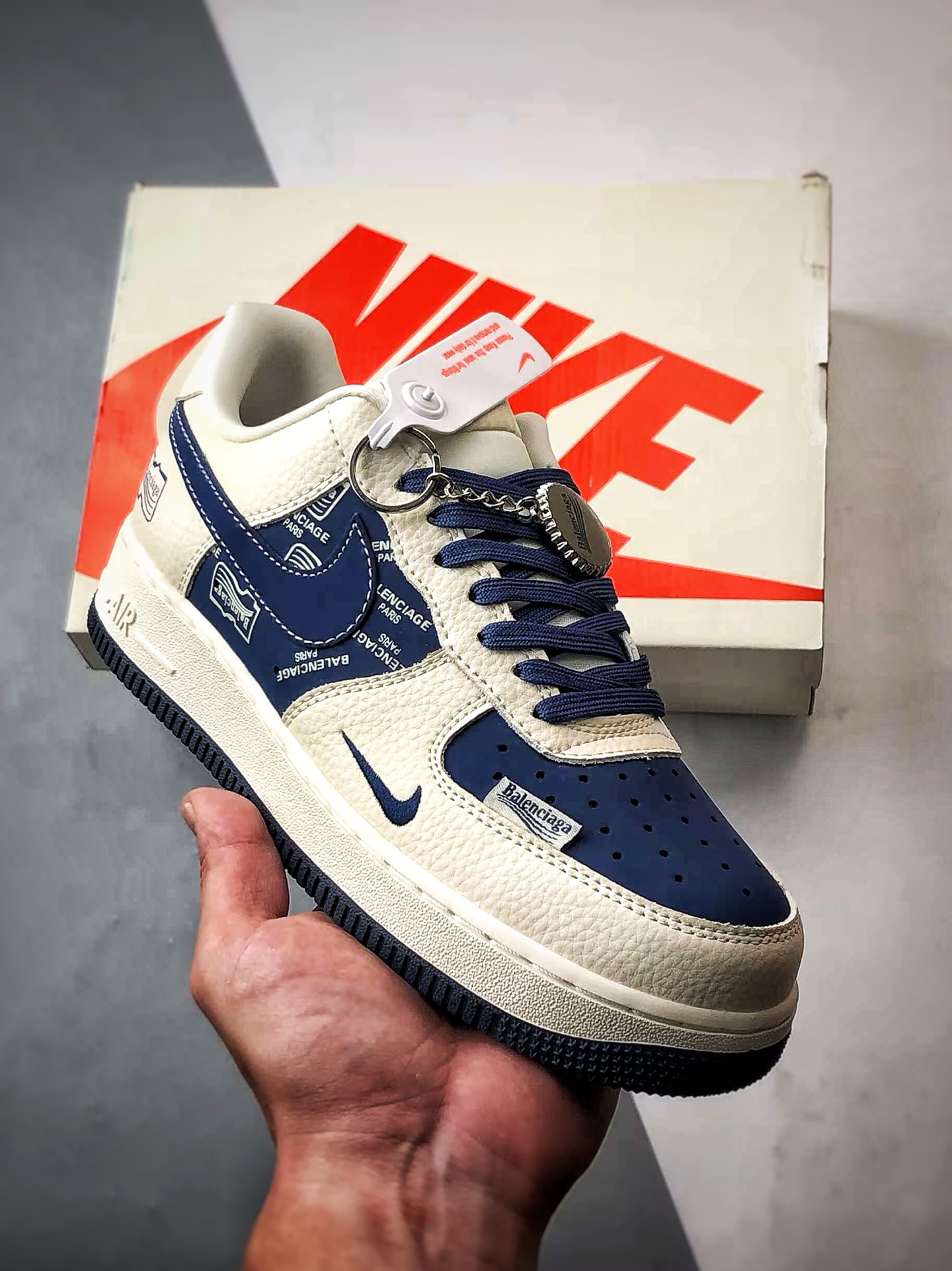 280 Blcg x Air Force 1 Low 印字米白蓝 DF0188-062