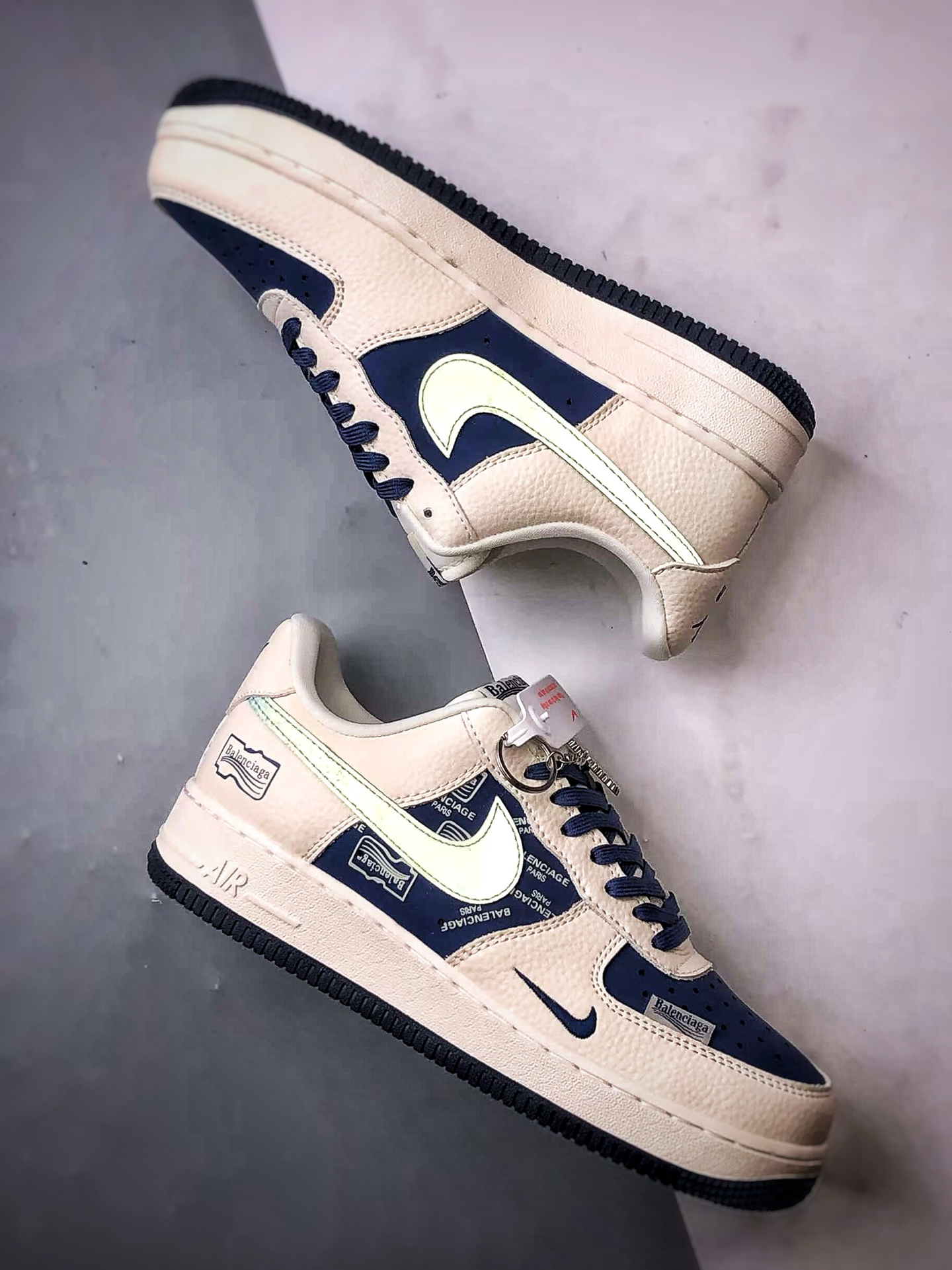280 Blcg x Air Force 1 Low 印字米白蓝 DF0188-062
