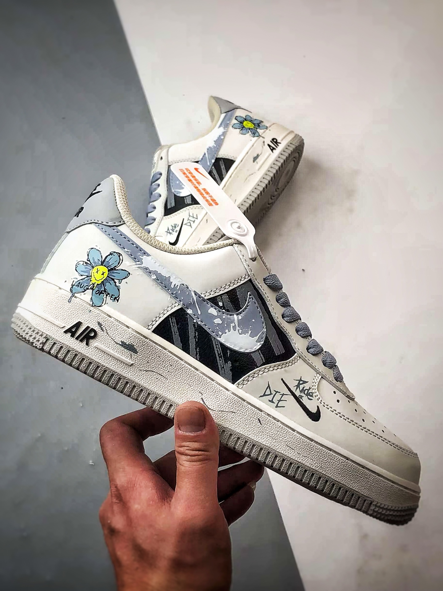 280 Air Force 1 '07 Low 小蓝花涂鸦 FB1893-888