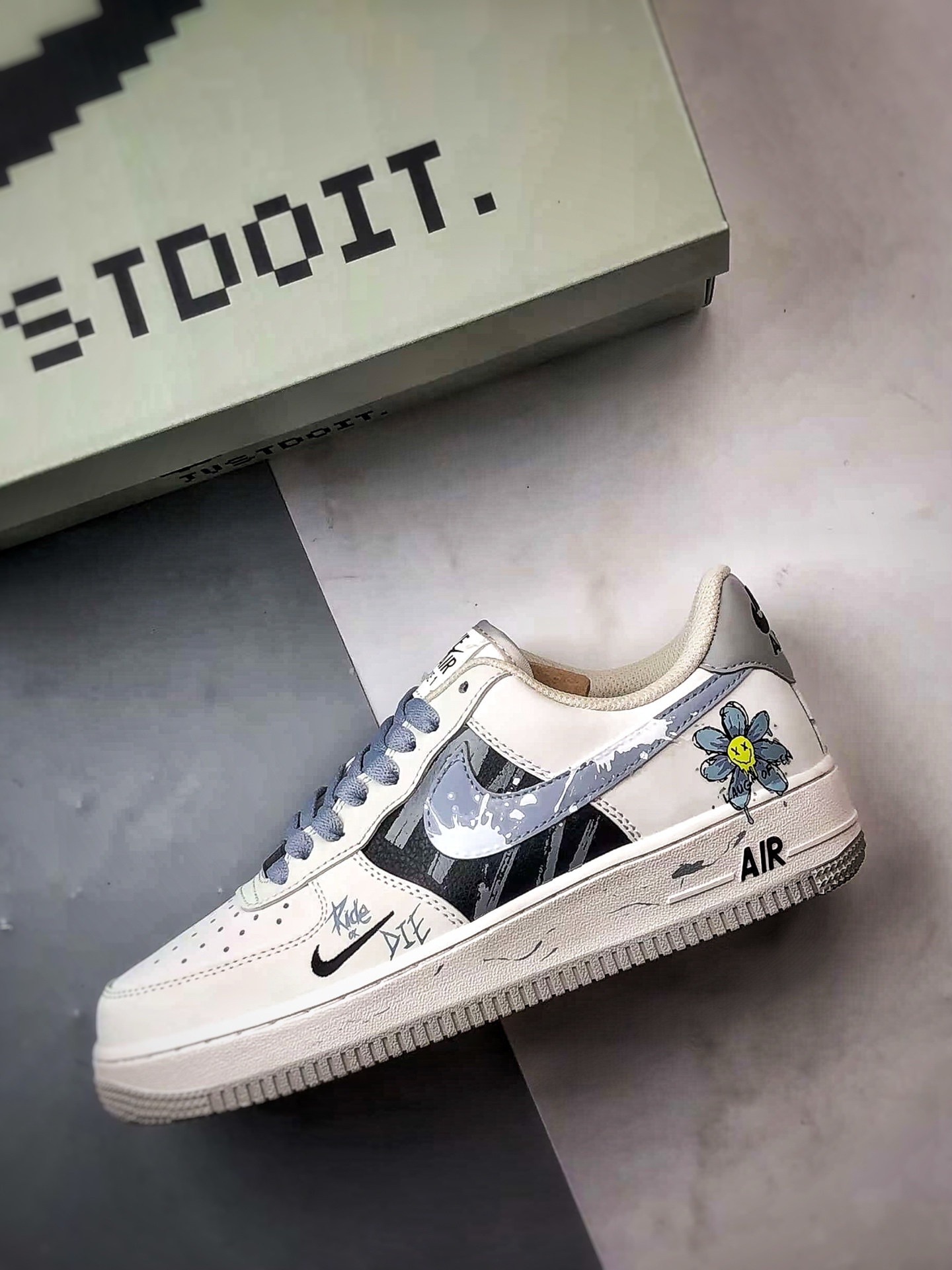 280 Air Force 1 '07 Low 小蓝花涂鸦 FB1893-888
