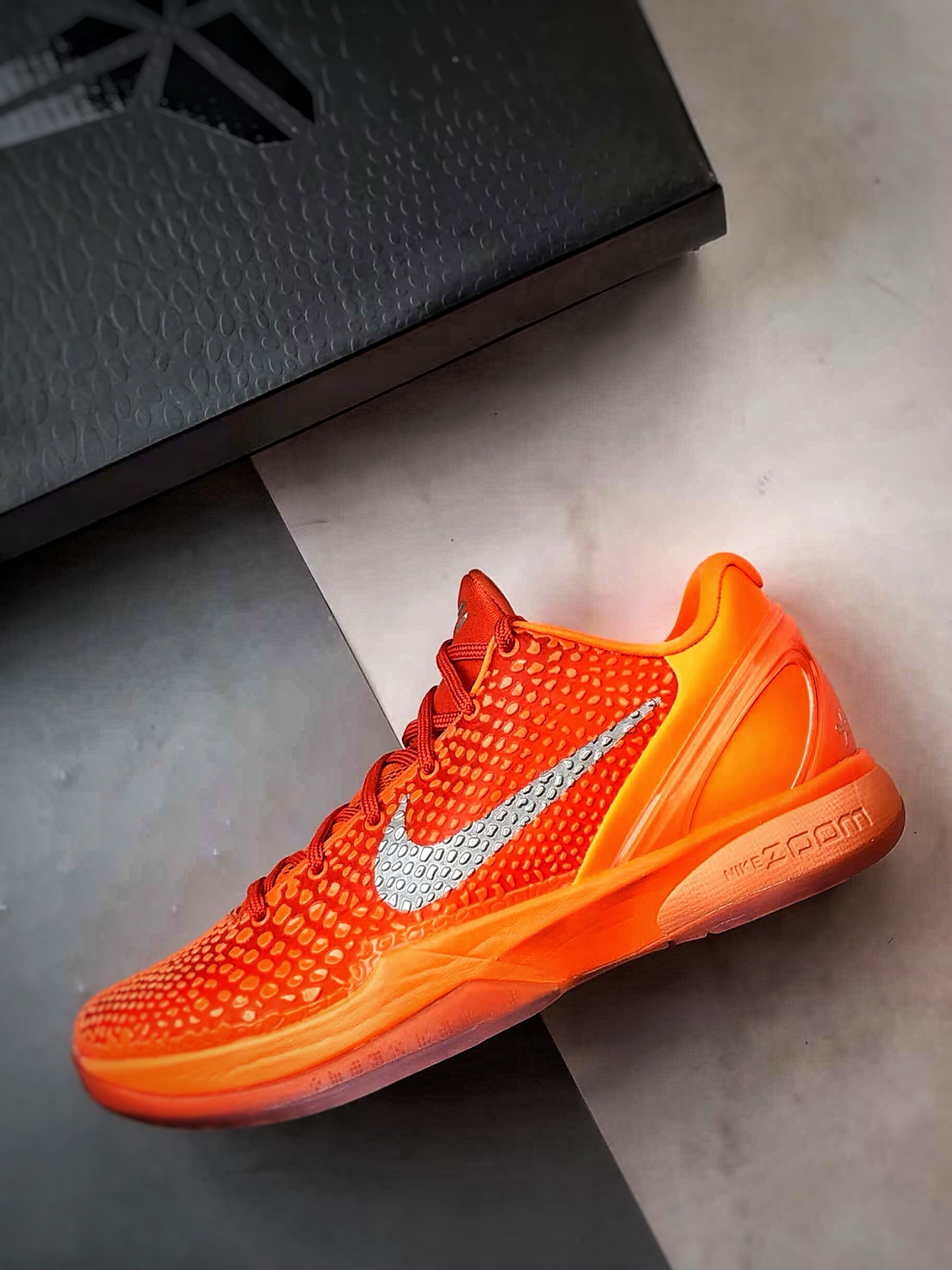 NK Zoom Kobe 6 Protro ”Total Orange” S2纯原生产线 科比六代 橙银色 IH1871-800