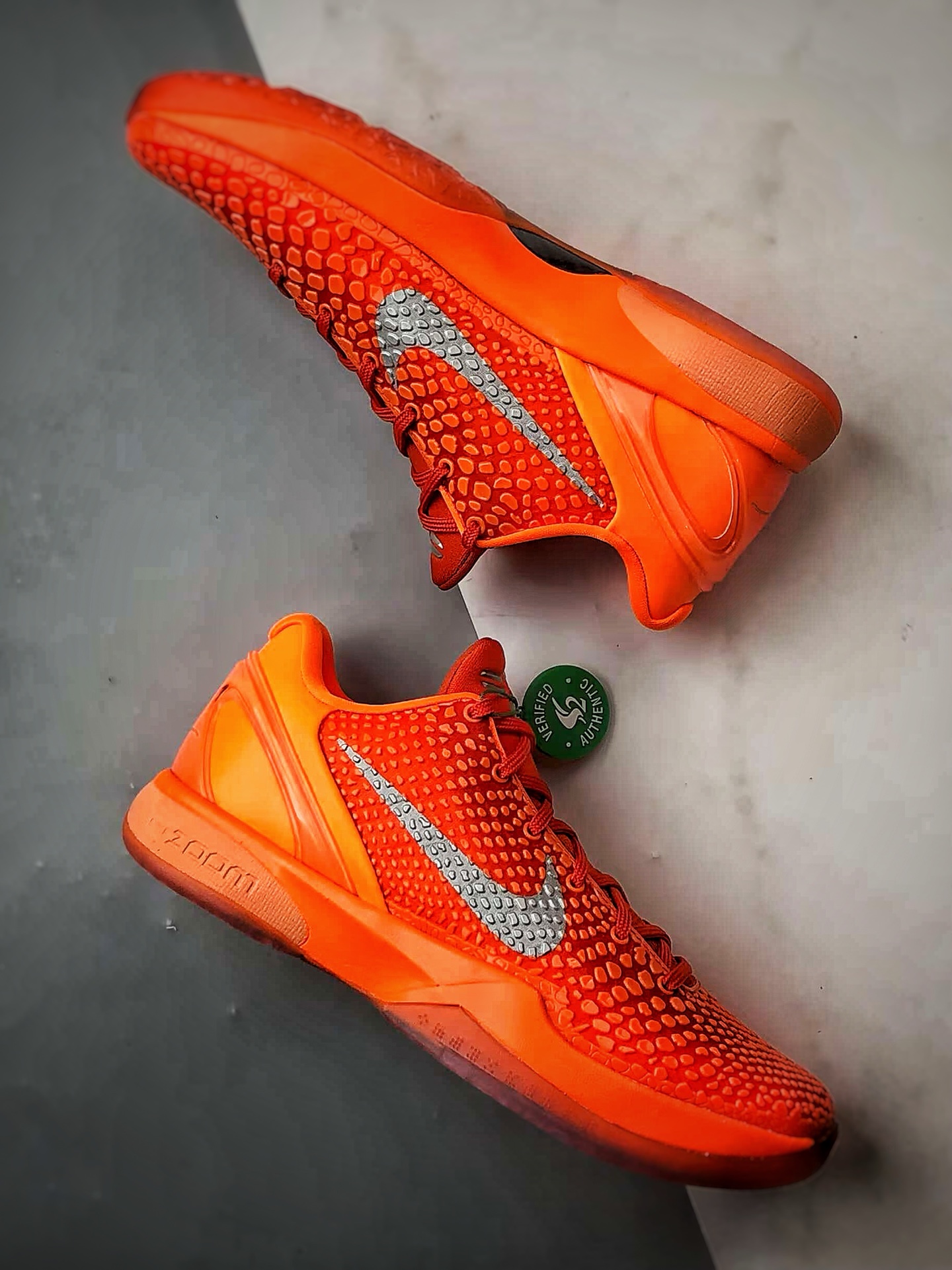 NK Zoom Kobe 6 Protro ”Total Orange” S2纯原生产线 科比六代 橙银色 IH1871-800