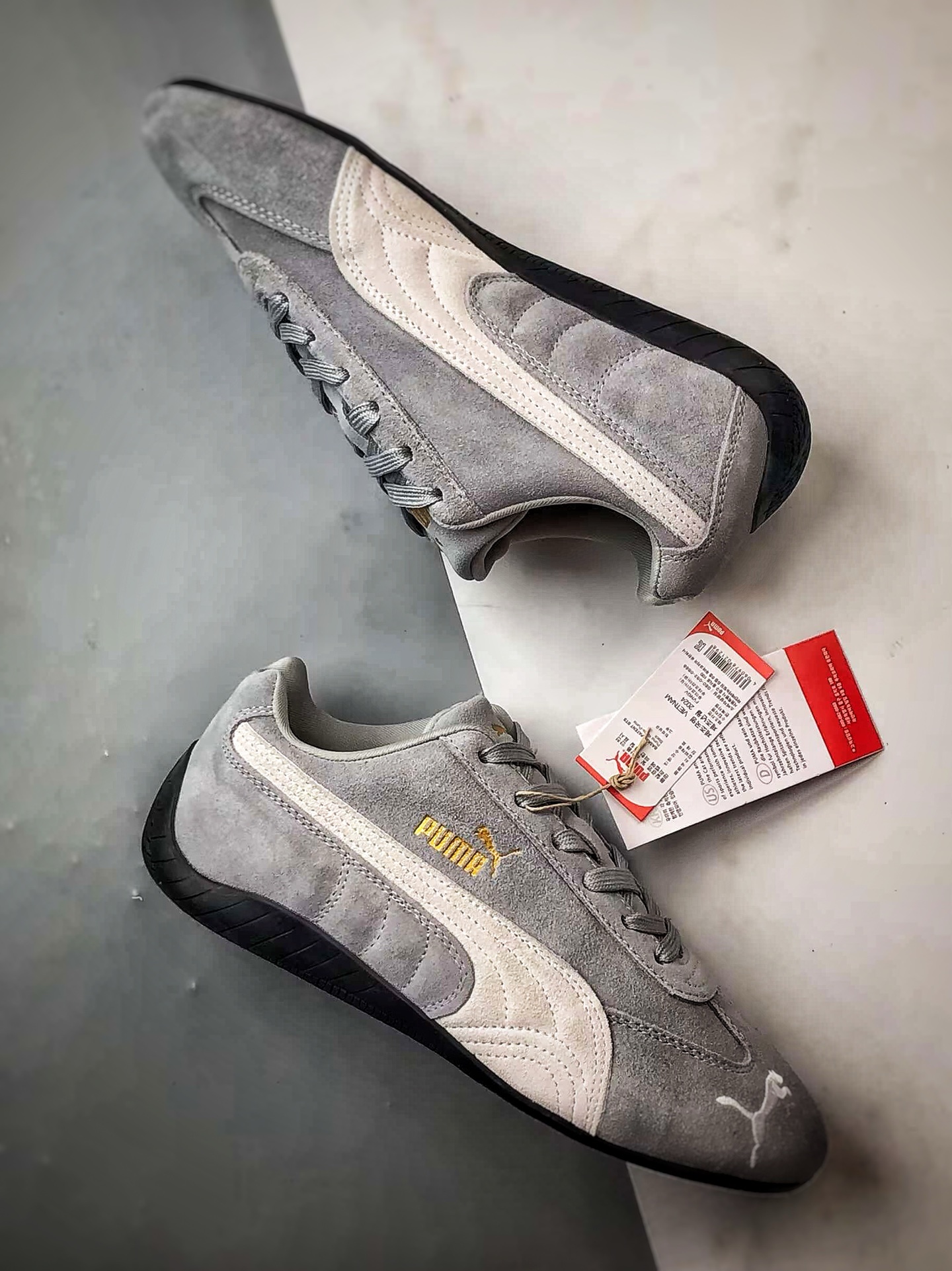 170 Puma Speedcet OG 灰色 彪马低帮复古运动休闲赛车跑鞋 398846-05