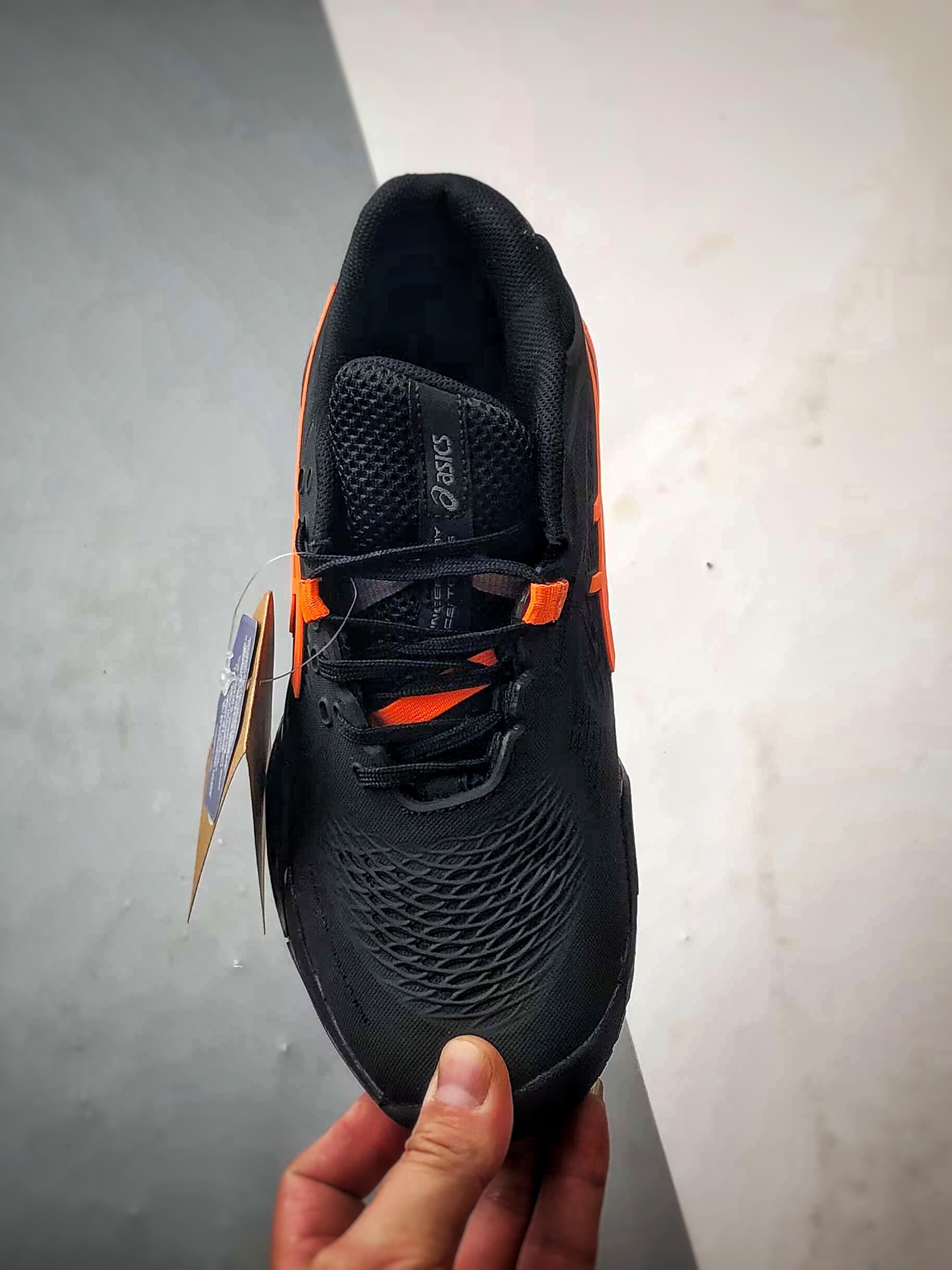 240 Asics Gel-Resolution X 黑橘色 亚瑟士运动休闲透气专业网球鞋 1041A481-001