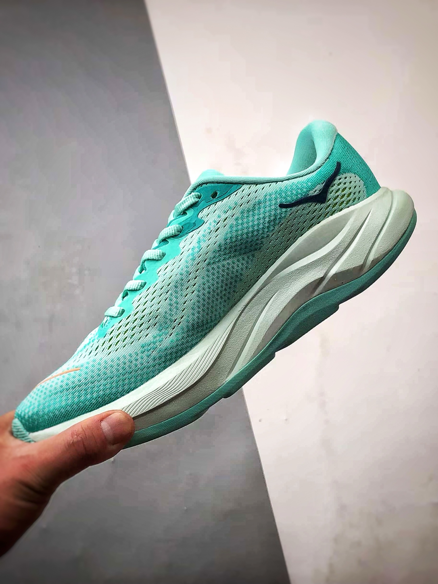 240 Hoka One One Rincon 4 绿蓝 林康4代公路休闲跑步鞋 1155131-SCQ
