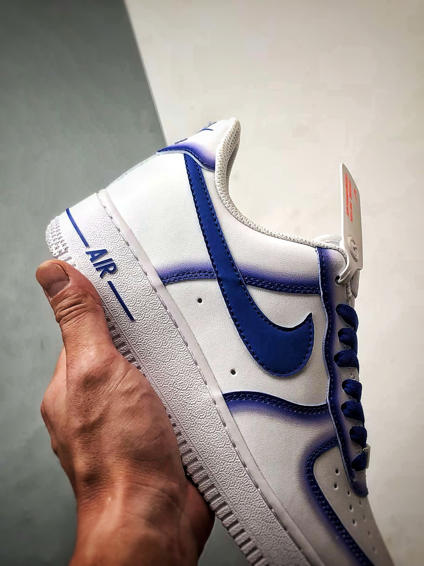 280 【定制球鞋】Air Force 1 Low 蓝色星球 白蓝 经典休闲运动板鞋 ZH0316-079