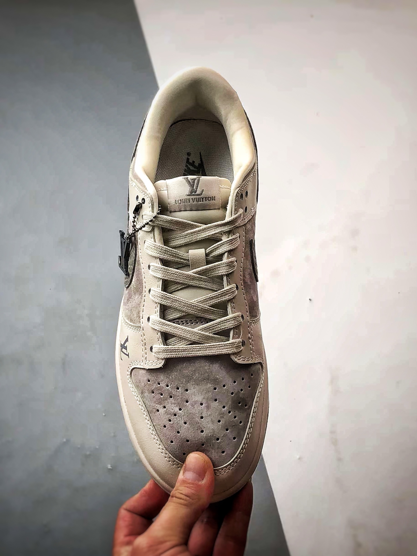 290 NK Dunk Low Retro ”DIY高端定制” LV灰蛇鳞钩 低帮休闲运动板鞋 XX3168-125