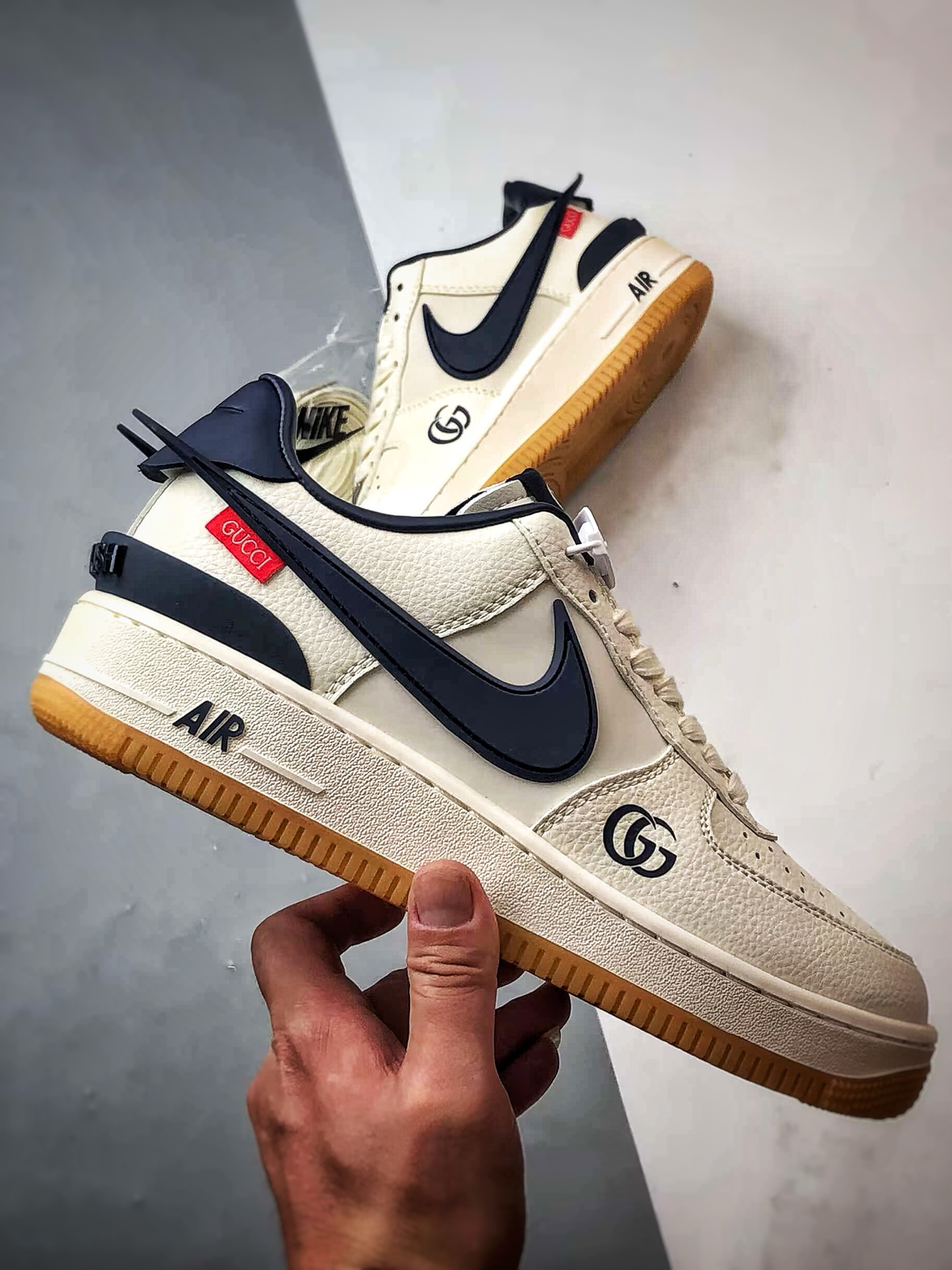 280 Gucci x Air Force 1 Low 藏青大钩 XS3464-576
