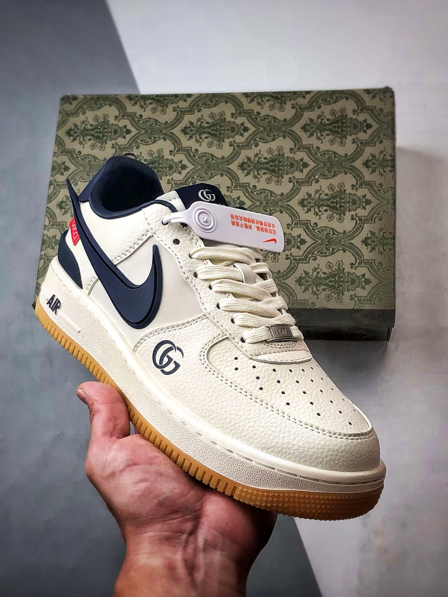 280 Gucci x Air Force 1 Low 藏青大钩 XS3464-576