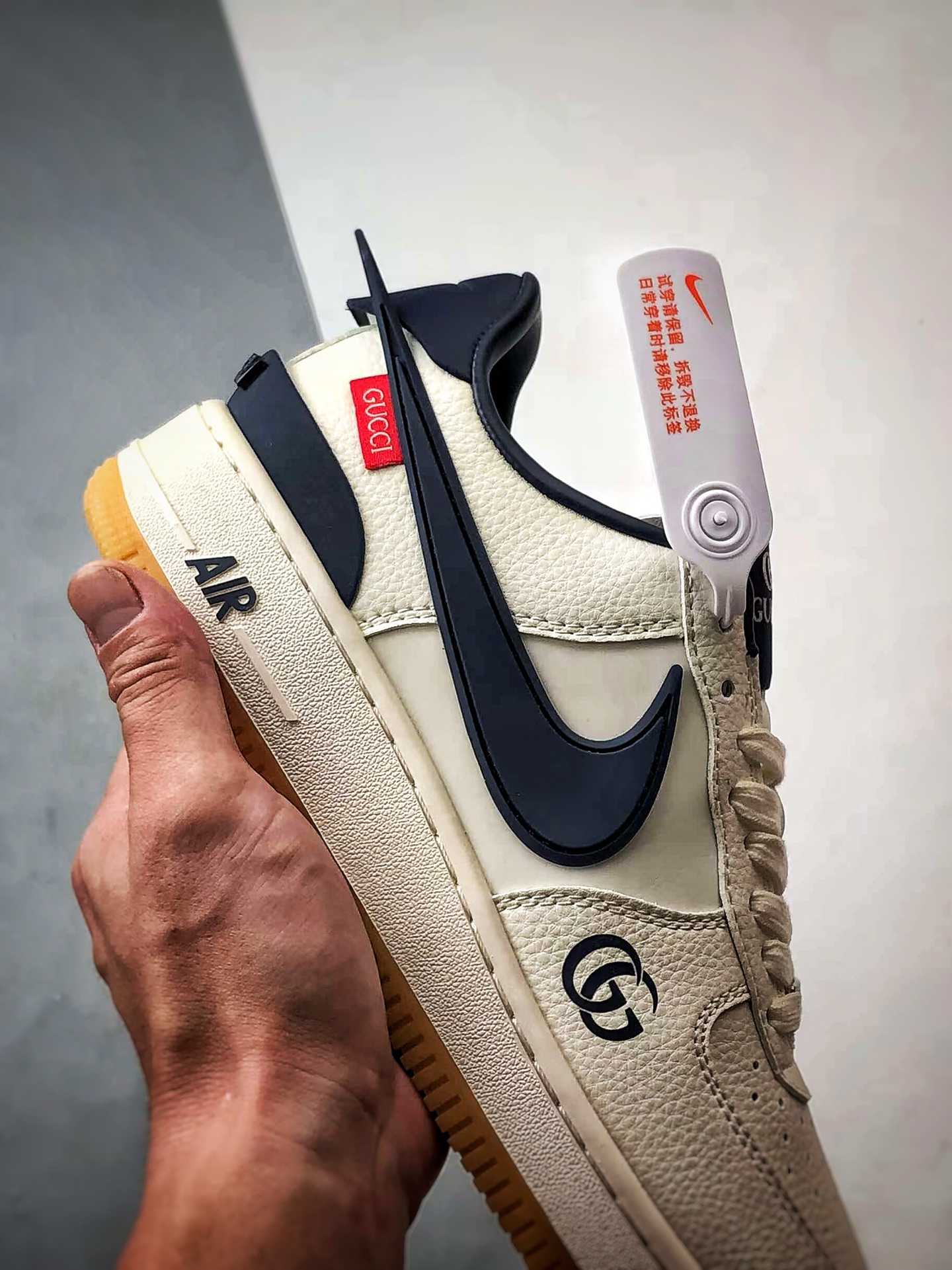 280 Gucci x Air Force 1 Low 藏青大钩 XS3464-576