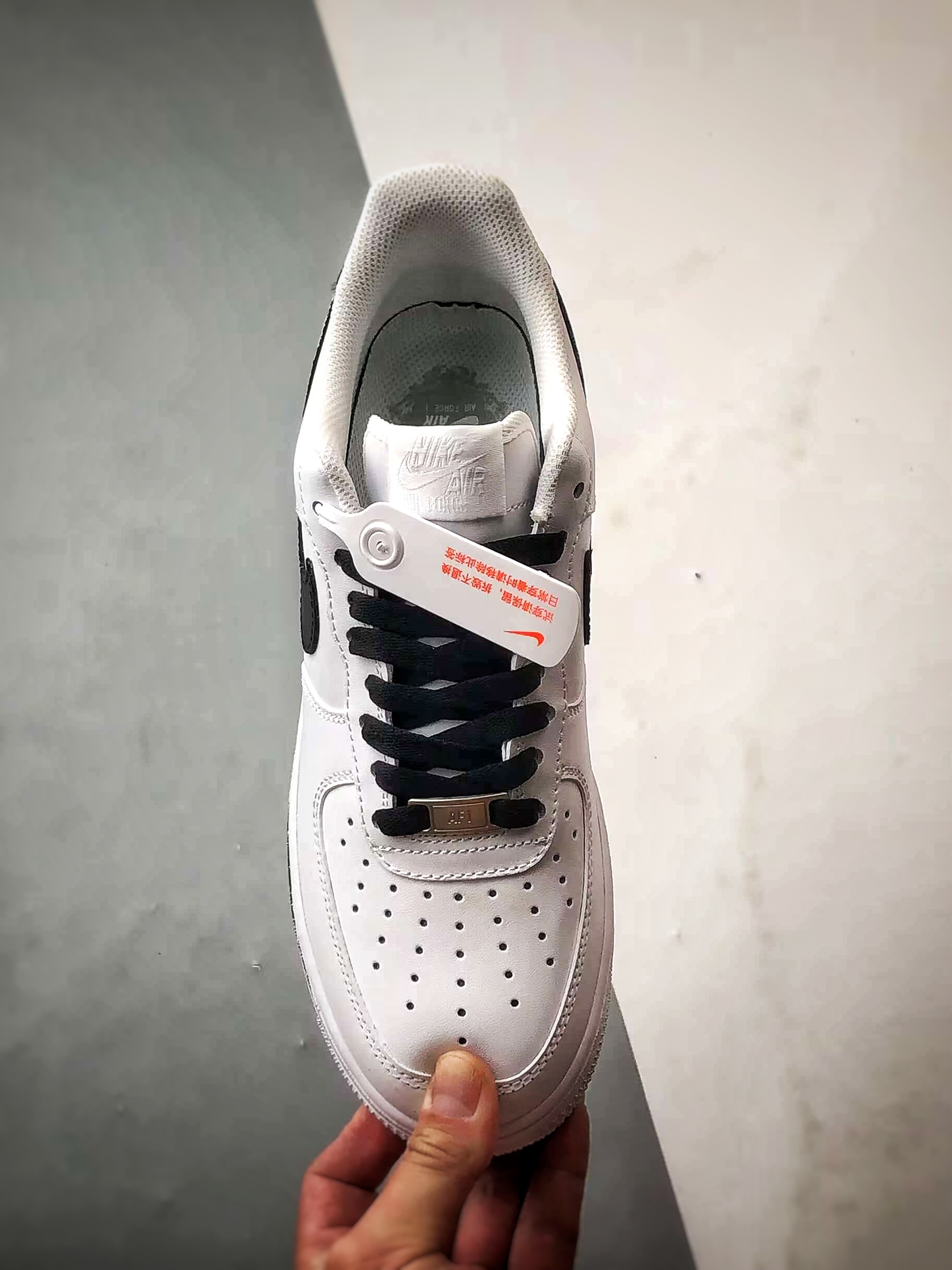 280 【定制球鞋】Air Force 1 Low 墨色清润 做旧黑白 经典休闲运动板鞋 ZH0316-078