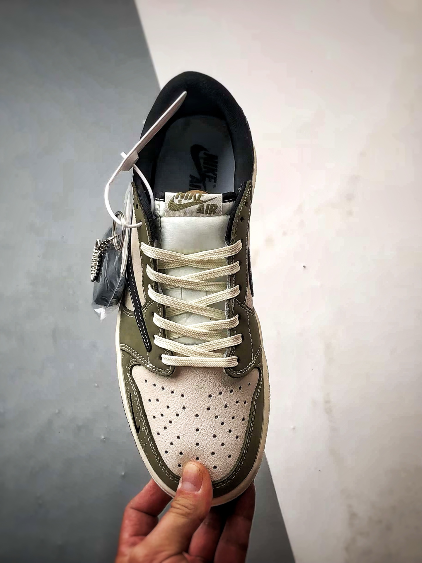 290 Air Jordan 1 Low OG ”高端定制” 斯图西米绿反光黑倒钩 LD2025-018