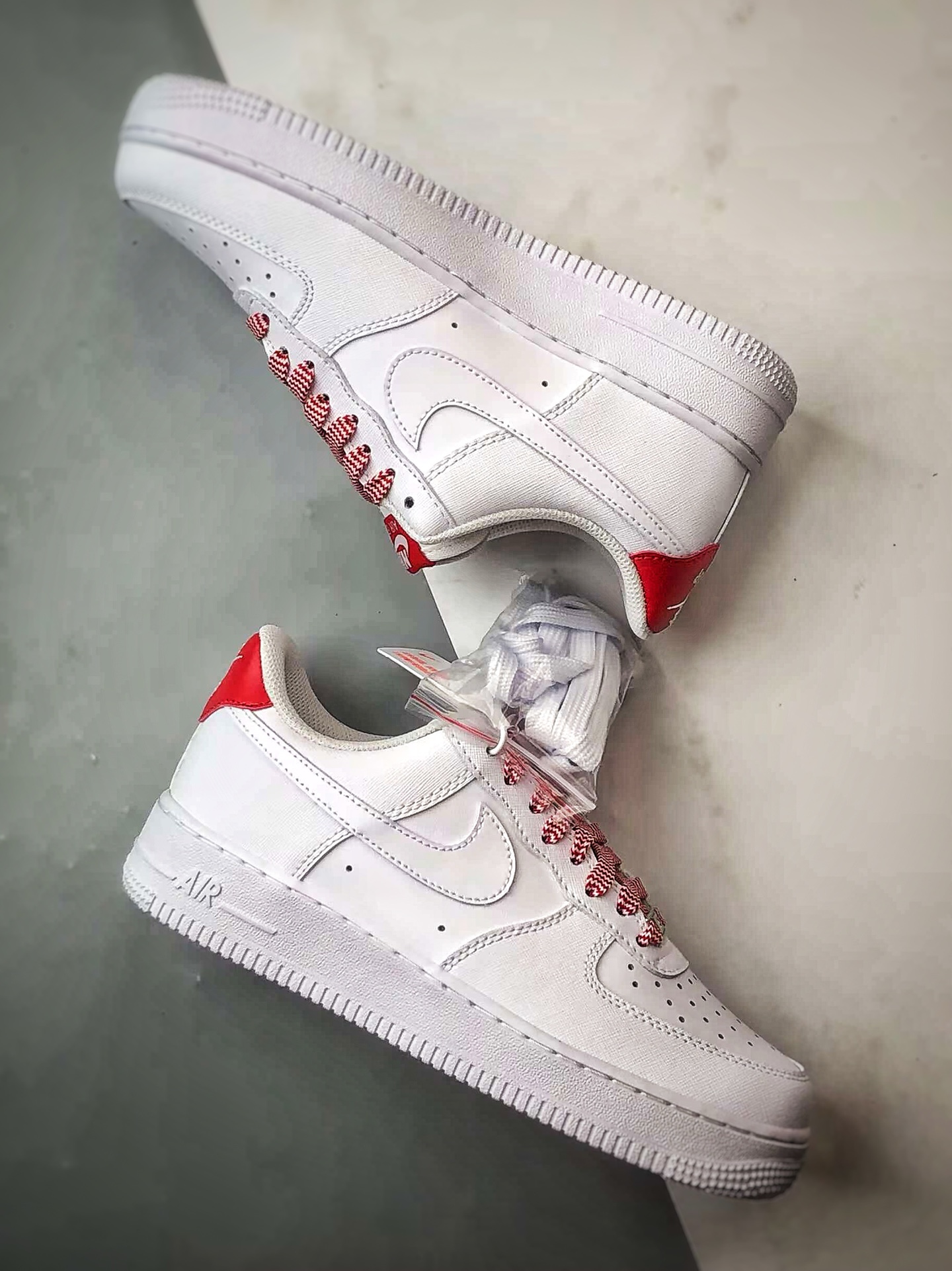 190 Air Force 1 '07 Low 白红 IB7167-103