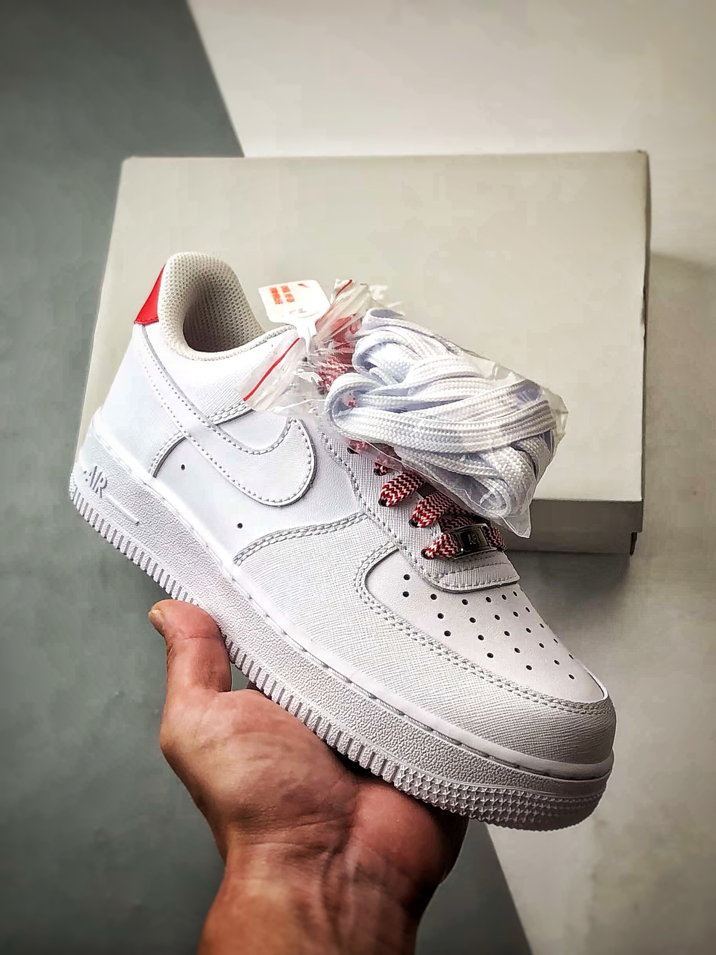190 Air Force 1 '07 Low 白红 IB7167-103