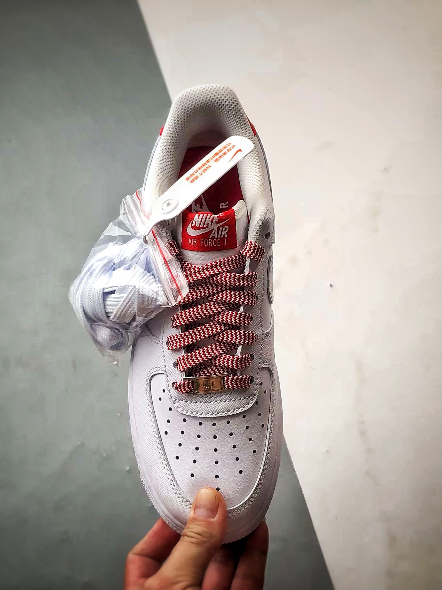 190 Air Force 1 '07 Low 白红 IB7167-103