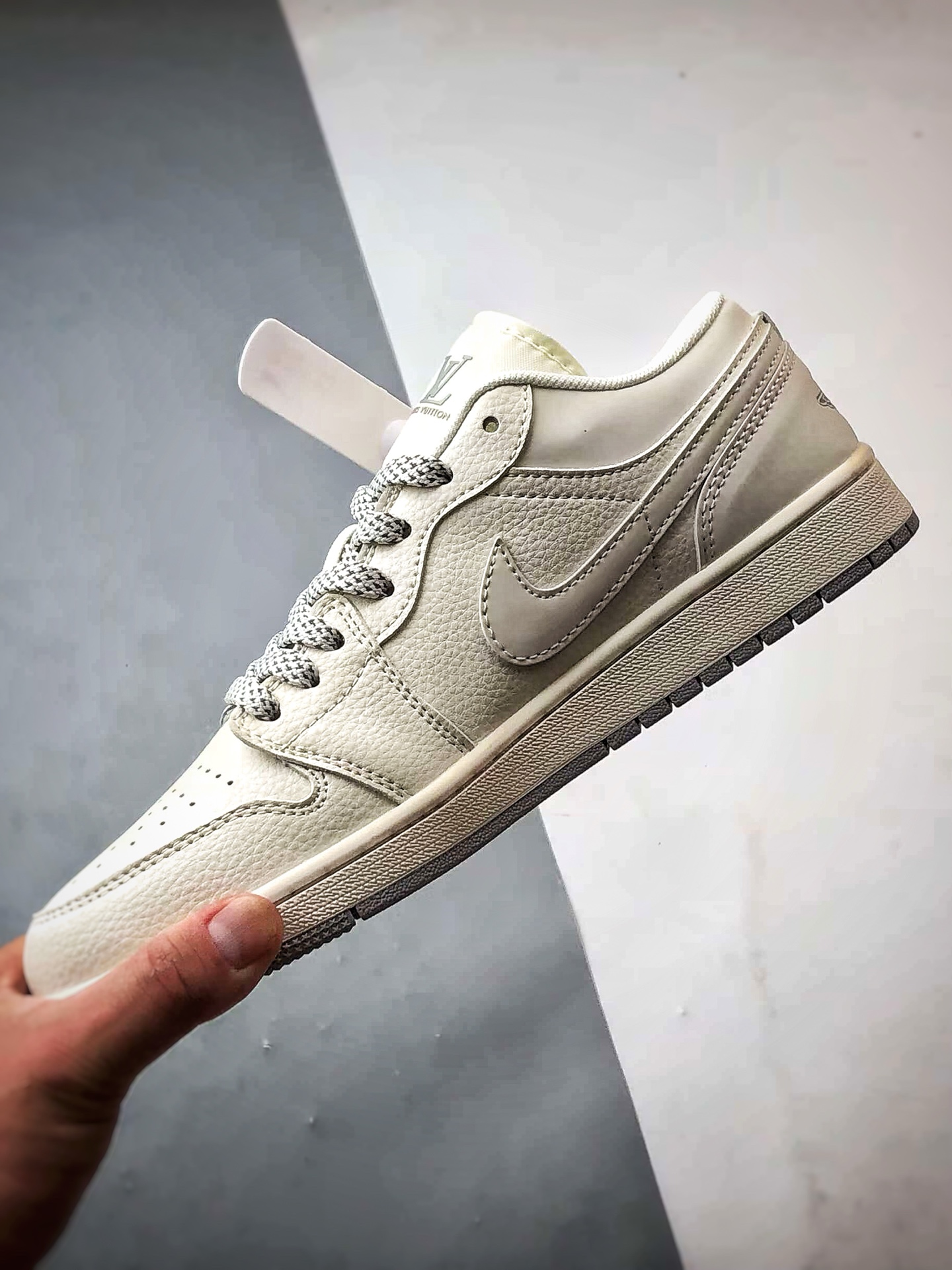 290 Air Jordan 1 Low OG ”高端定制” LV反光米白 XX3168-169