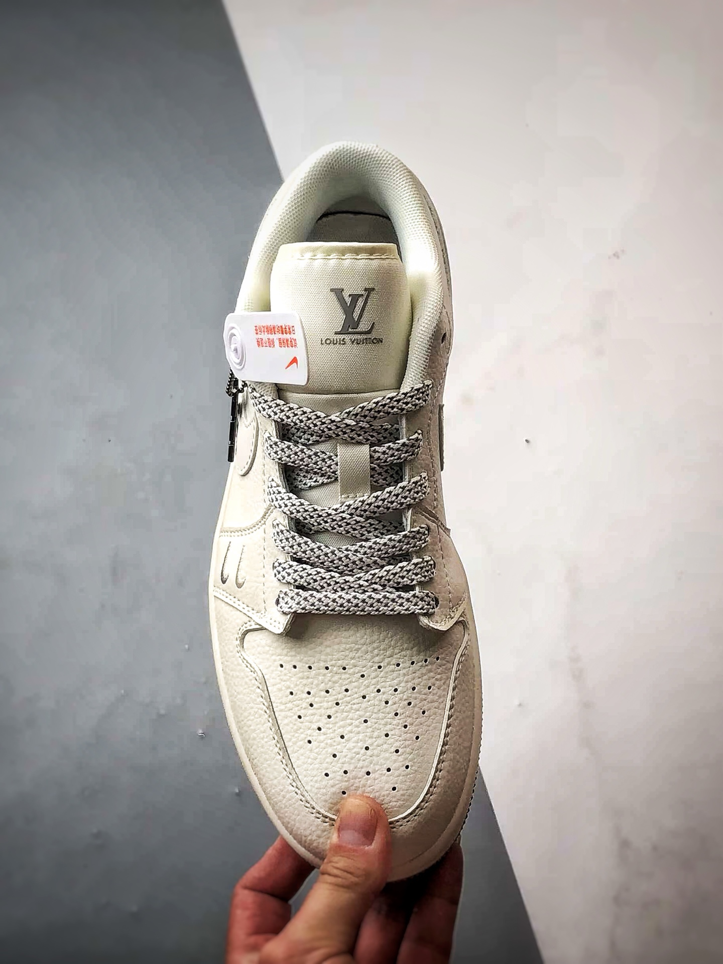 290 Air Jordan 1 Low OG ”高端定制” LV反光米白 XX3168-169