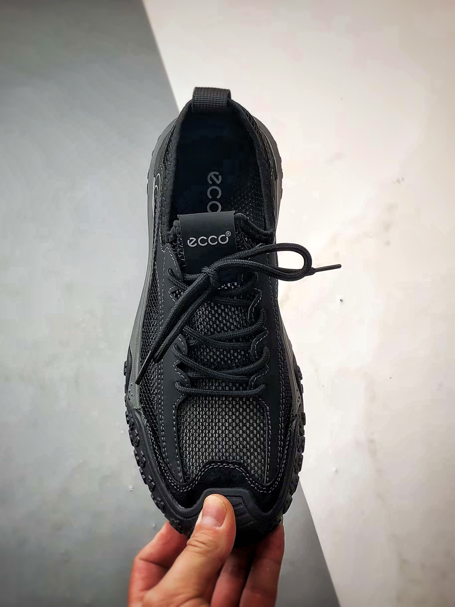 200 Ecco/爱步 全速系列 低帮系带运动休闲夏季网布鞋 甄选牛皮鞋面