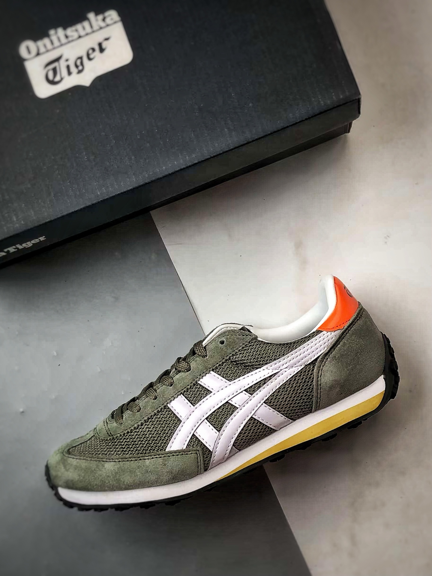 170 Onitsuka Tiger鬼冢虎 Edr 78 橄榄绿 潮流缓震舒适生活休闲鞋 1183B395-300