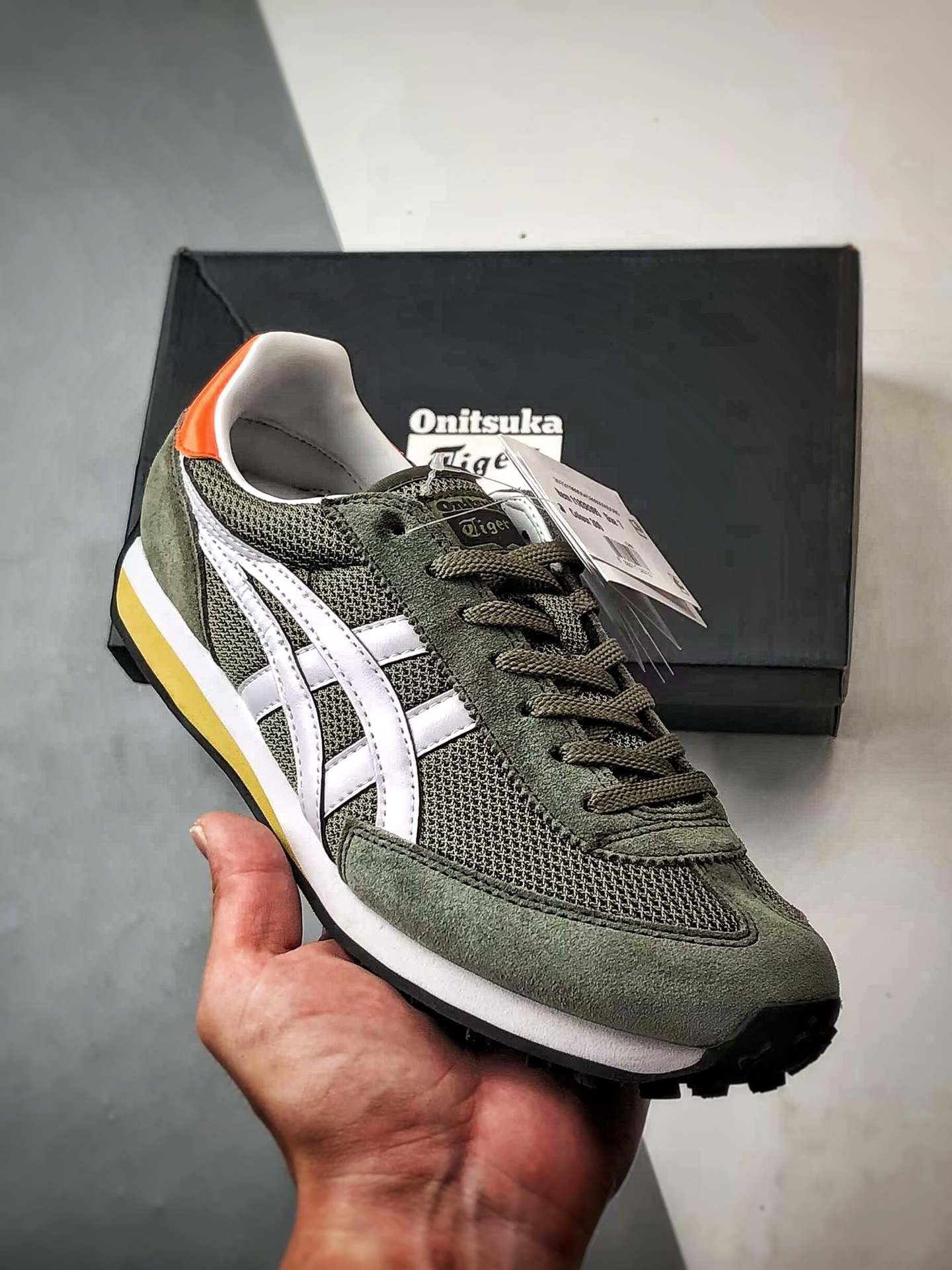 170 Onitsuka Tiger鬼冢虎 Edr 78 橄榄绿 潮流缓震舒适生活休闲鞋 1183B395-300