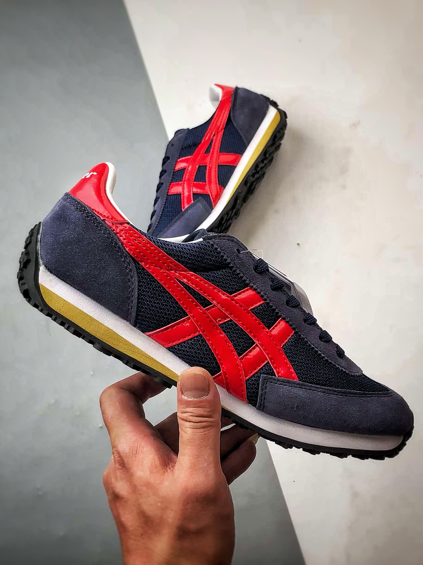 170 Onitsuka Tiger鬼冢虎 Edr 78 深蓝红 潮流缓震舒适生活休闲鞋 1183B395-400