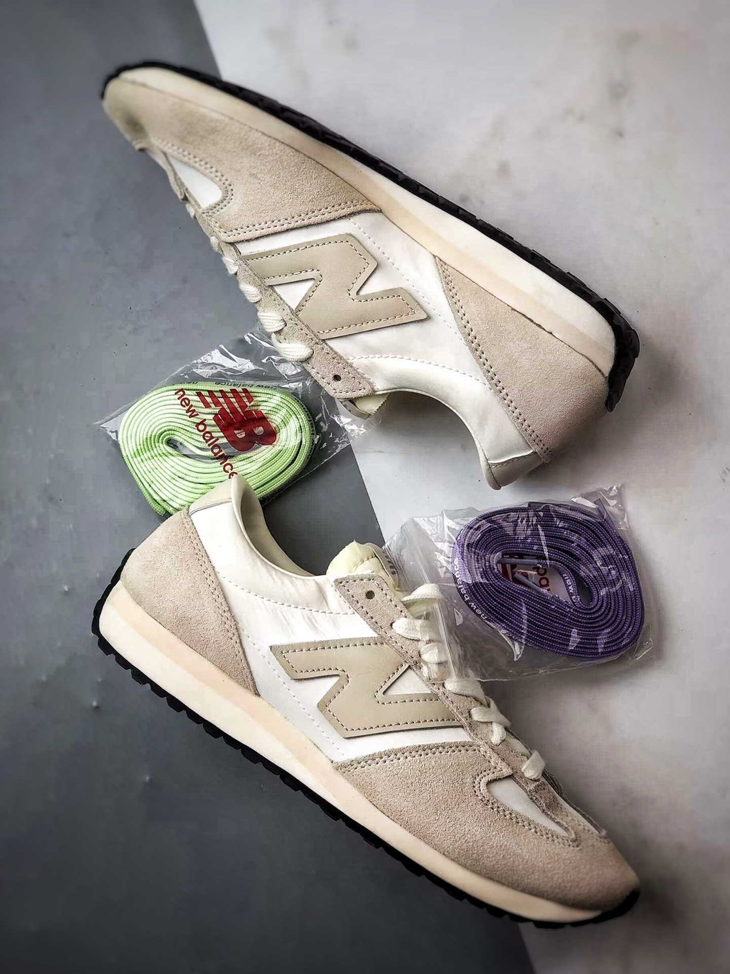 180 New Balance 471系列 白灰 复古轻便平衡生活休闲鞋 U471AJ