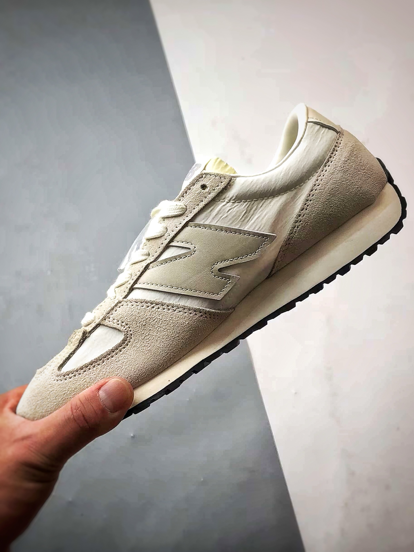 180 New Balance 471系列 白灰 复古轻便平衡生活休闲鞋 U471AJ