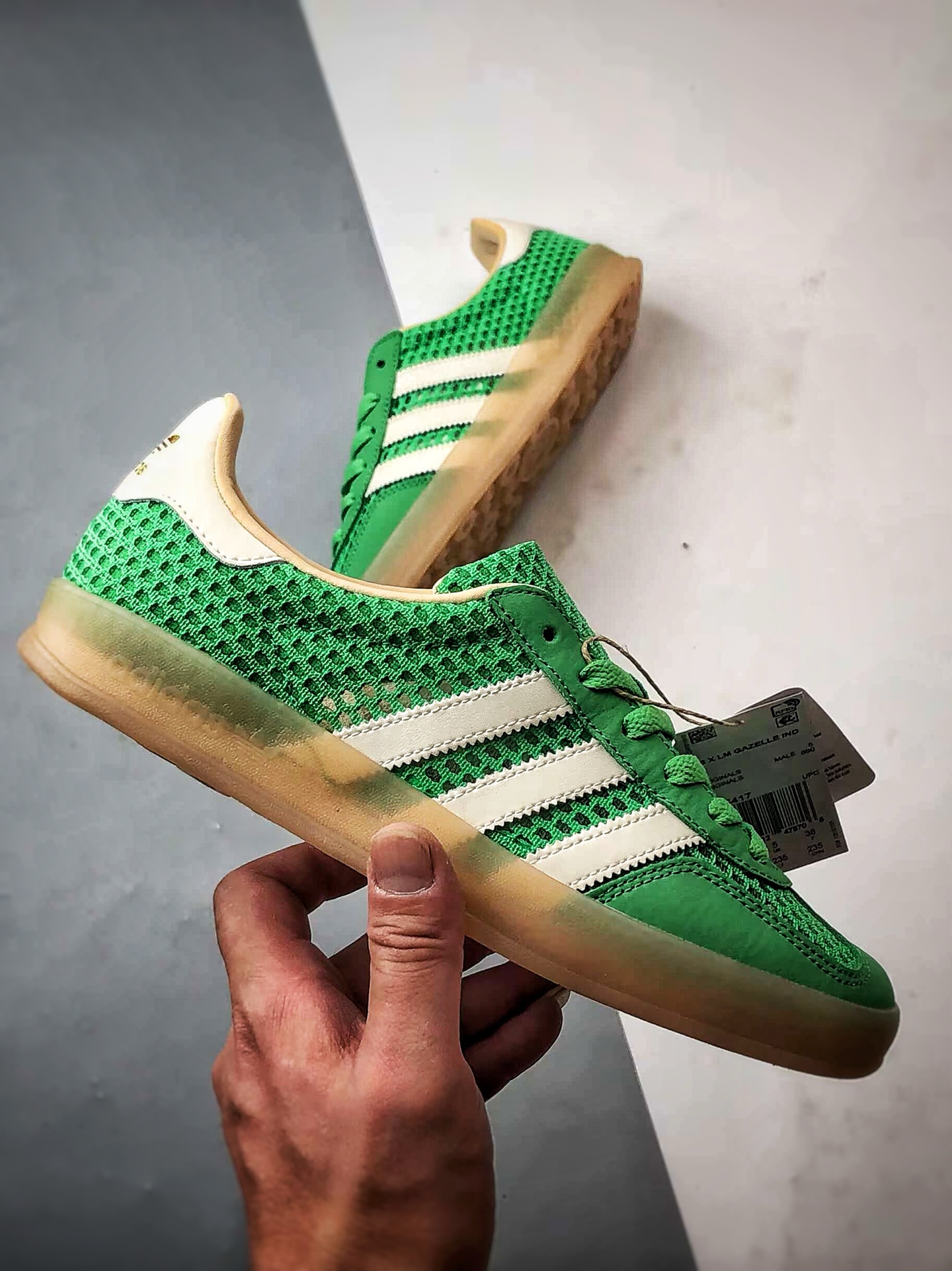 200 AD Originals Gazelle Indoor 绿色 三叶草复古休闲运动板鞋 JH5417