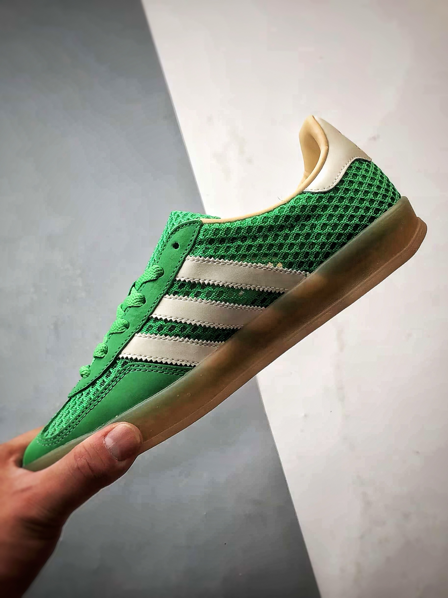 200 AD Originals Gazelle Indoor 绿色 三叶草复古休闲运动板鞋 JH5417