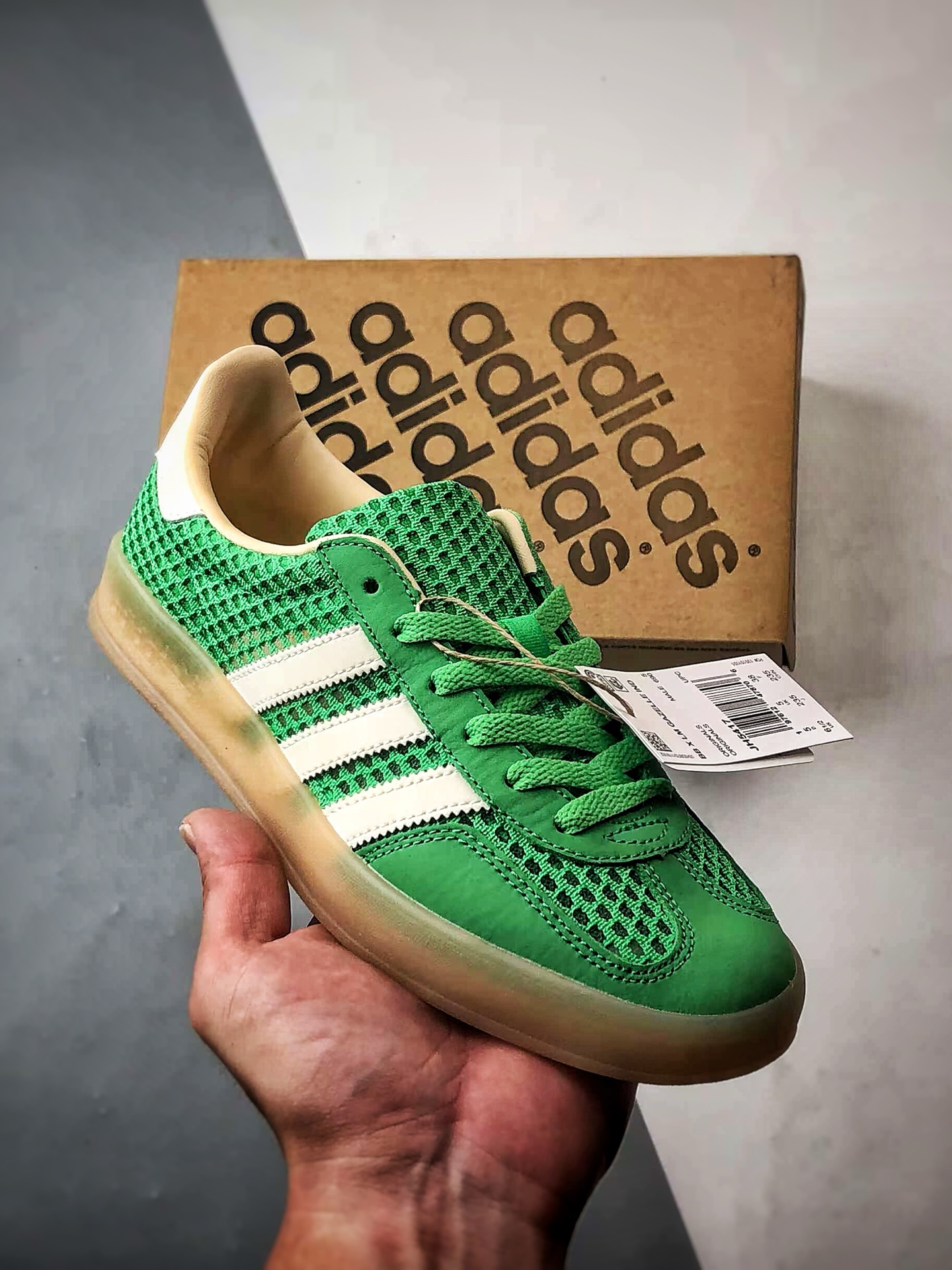 200 AD Originals Gazelle Indoor 绿色 三叶草复古休闲运动板鞋 JH5417