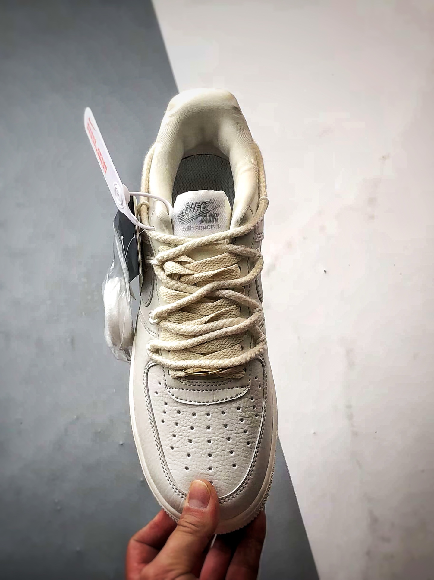 240 Air Force 1 Low ”DIY定制” 米白灰解构 SX1968-001