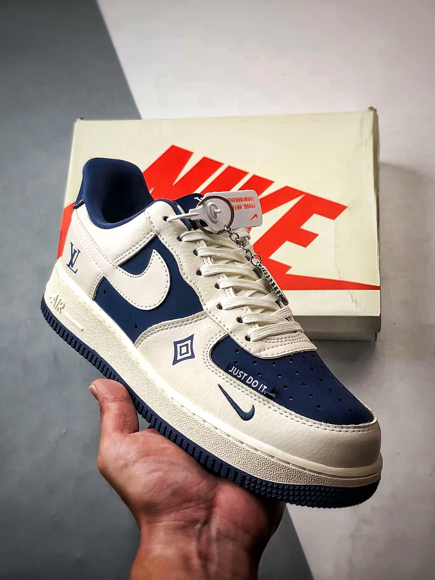 280 LV x Air Force 1 Low 米白深蓝 KK1988-084