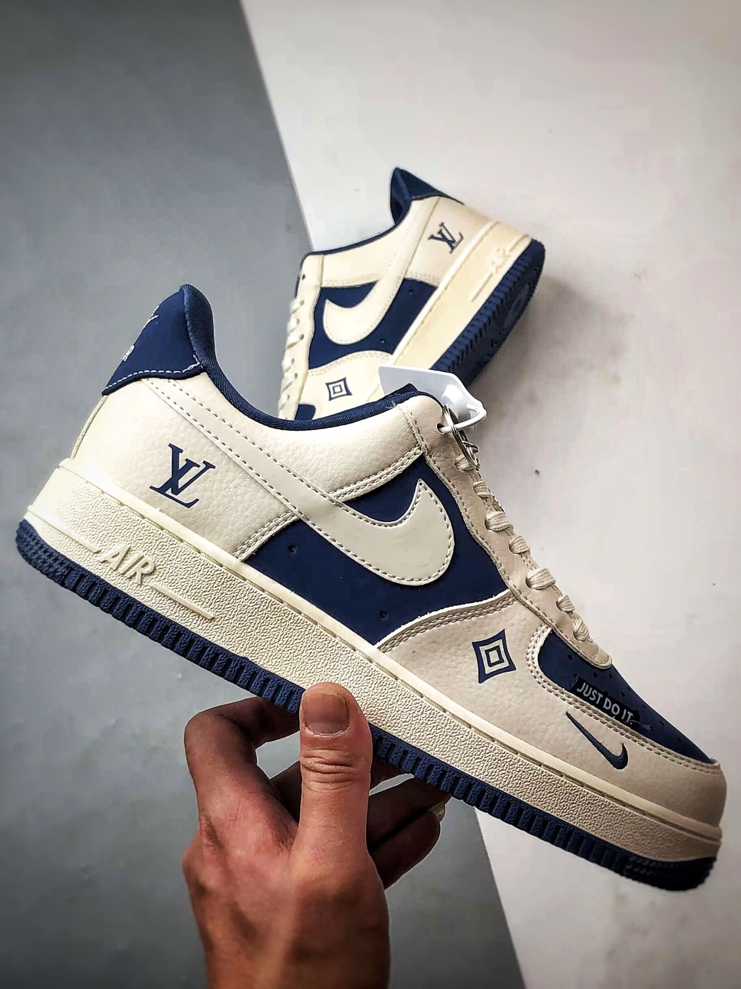 280 LV x Air Force 1 Low 米白深蓝 KK1988-084
