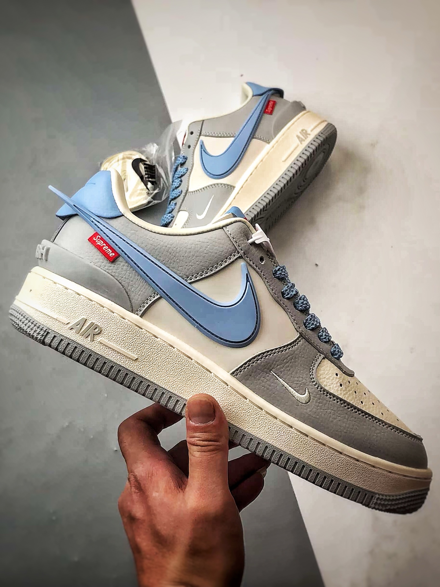280 Sup x Air Force 1 Low 米灰蓝大钩 XS3464-577