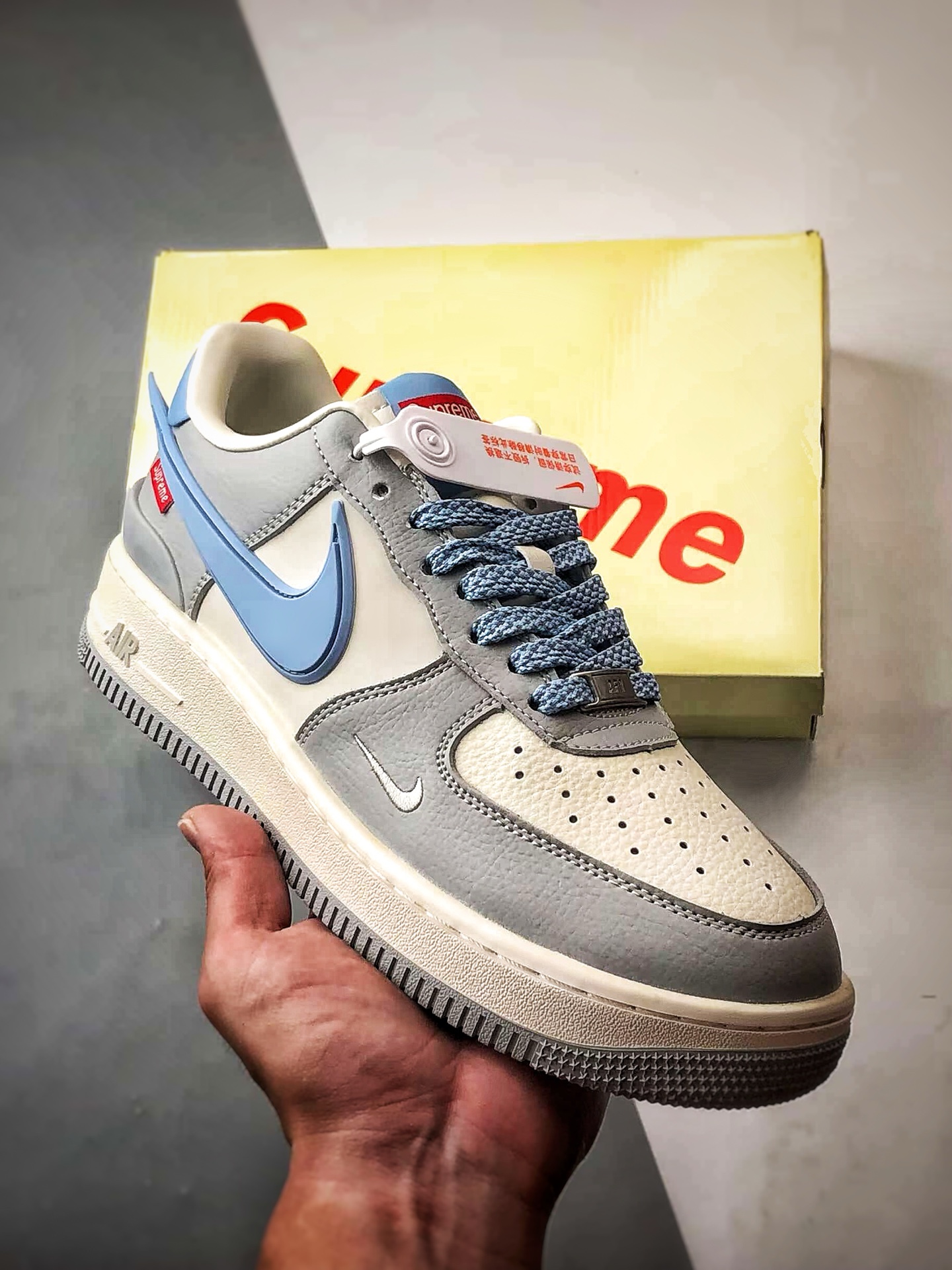 280 Sup x Air Force 1 Low 米灰蓝大钩 XS3464-577