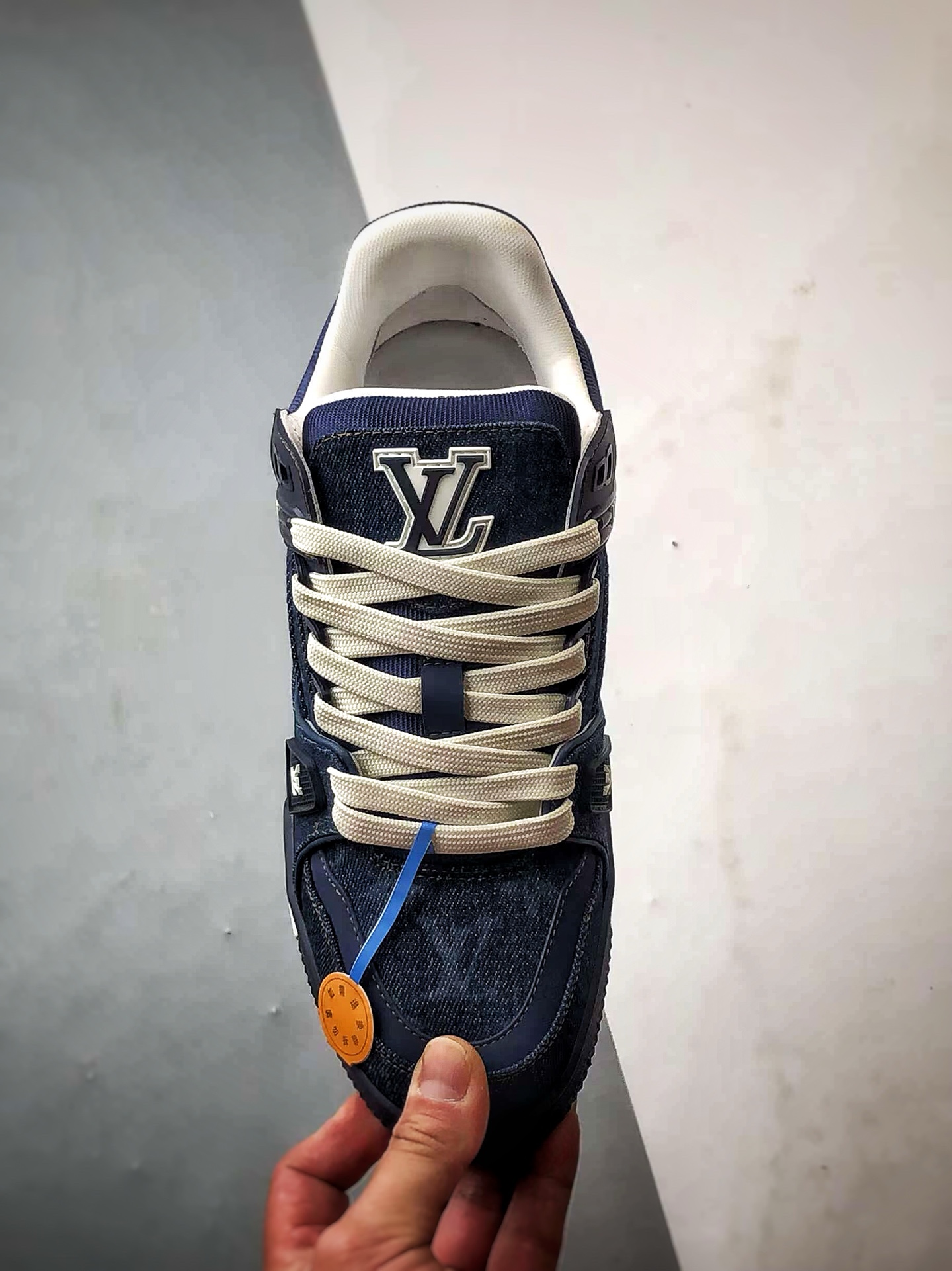 600 驴牌 Trainer 系列板鞋 海军蓝牛仔