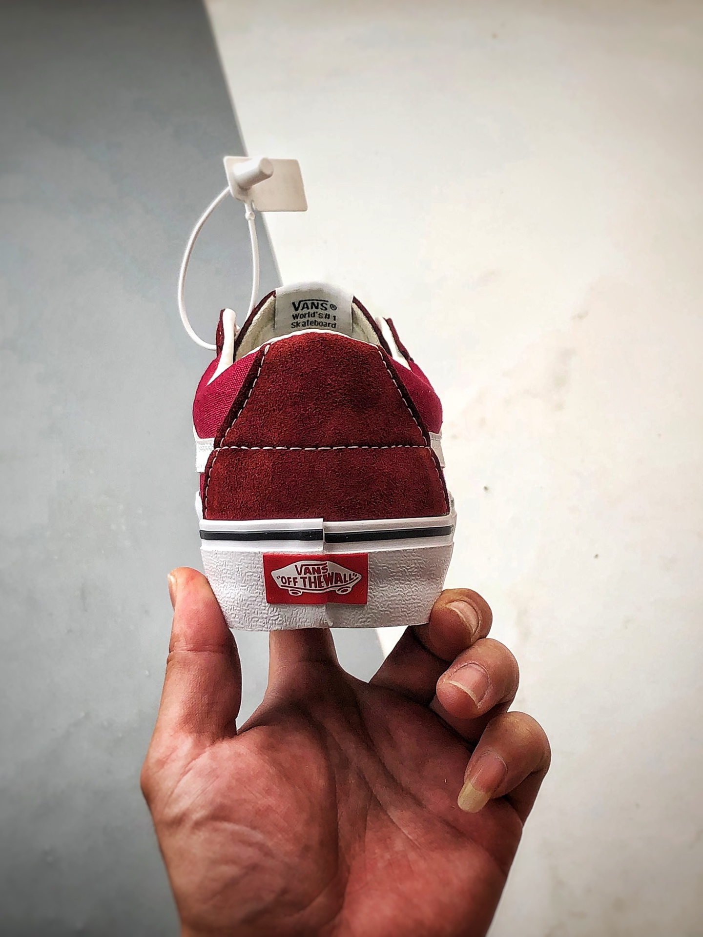 140 Vans SK8-Low 酒红 全新一代 低帮休闲硫化帆布鞋 VN0A4UUK5U7
