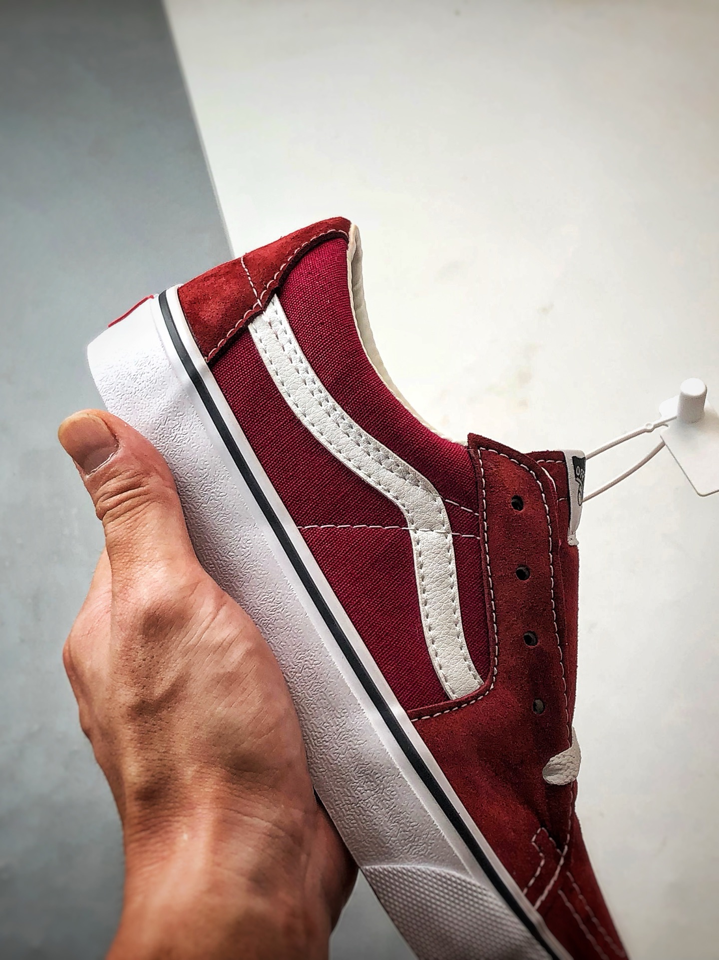 140 Vans SK8-Low 酒红 全新一代 低帮休闲硫化帆布鞋 VN0A4UUK5U7