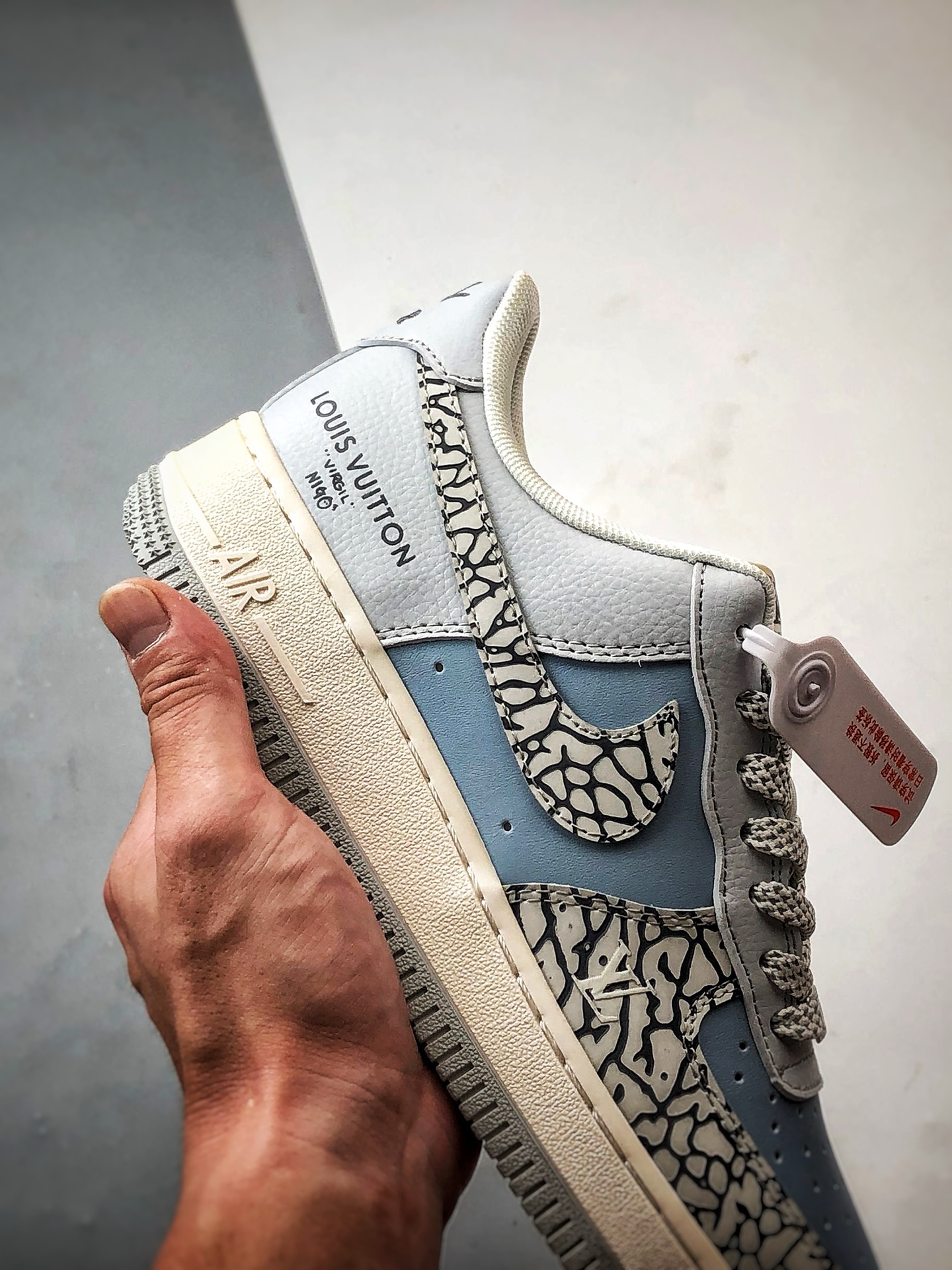280 LV x Air Force 1 Low 灰蓝石斑纹 ZH2598-307