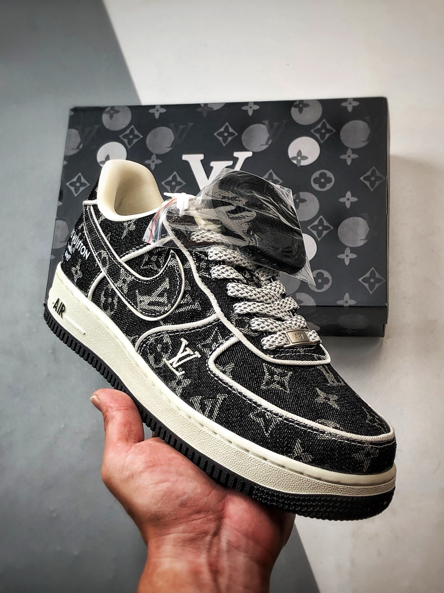 280 LV x Air Force 1 Low 印花黑牛仔 SC9207-531