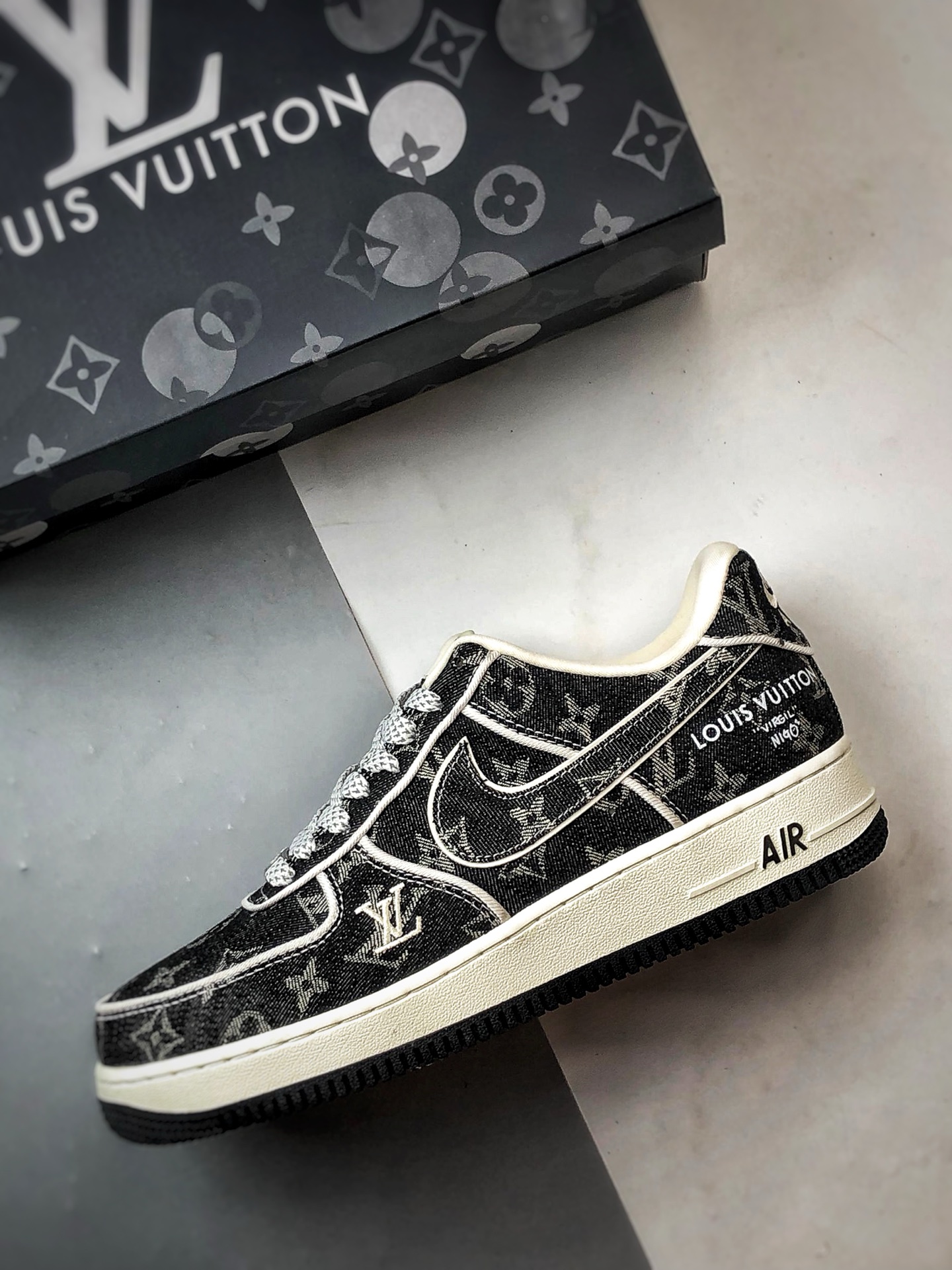 280 LV x Air Force 1 Low 印花黑牛仔 SC9207-531