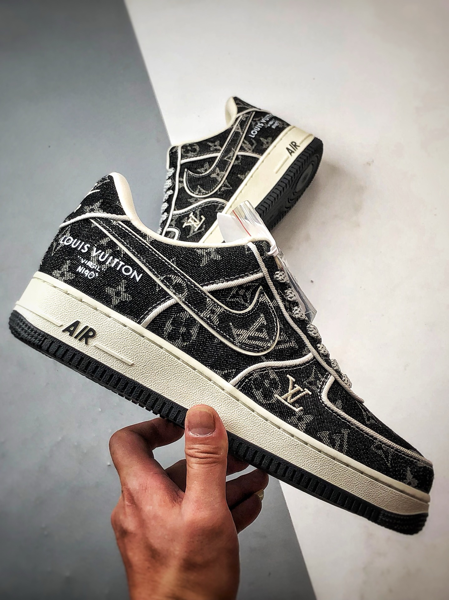 280 LV x Air Force 1 Low 印花黑牛仔 SC9207-531