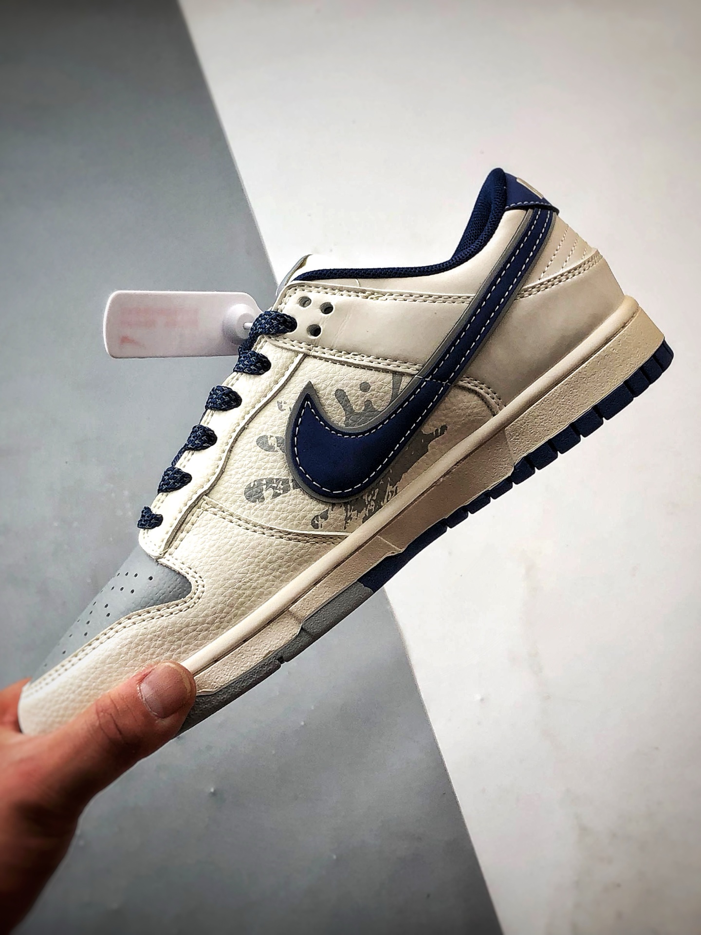290 NK Dunk Low Retro ”DIY高端定制” 斯图西米灰蓝反光 低帮休闲运动板鞋 XS6089-593