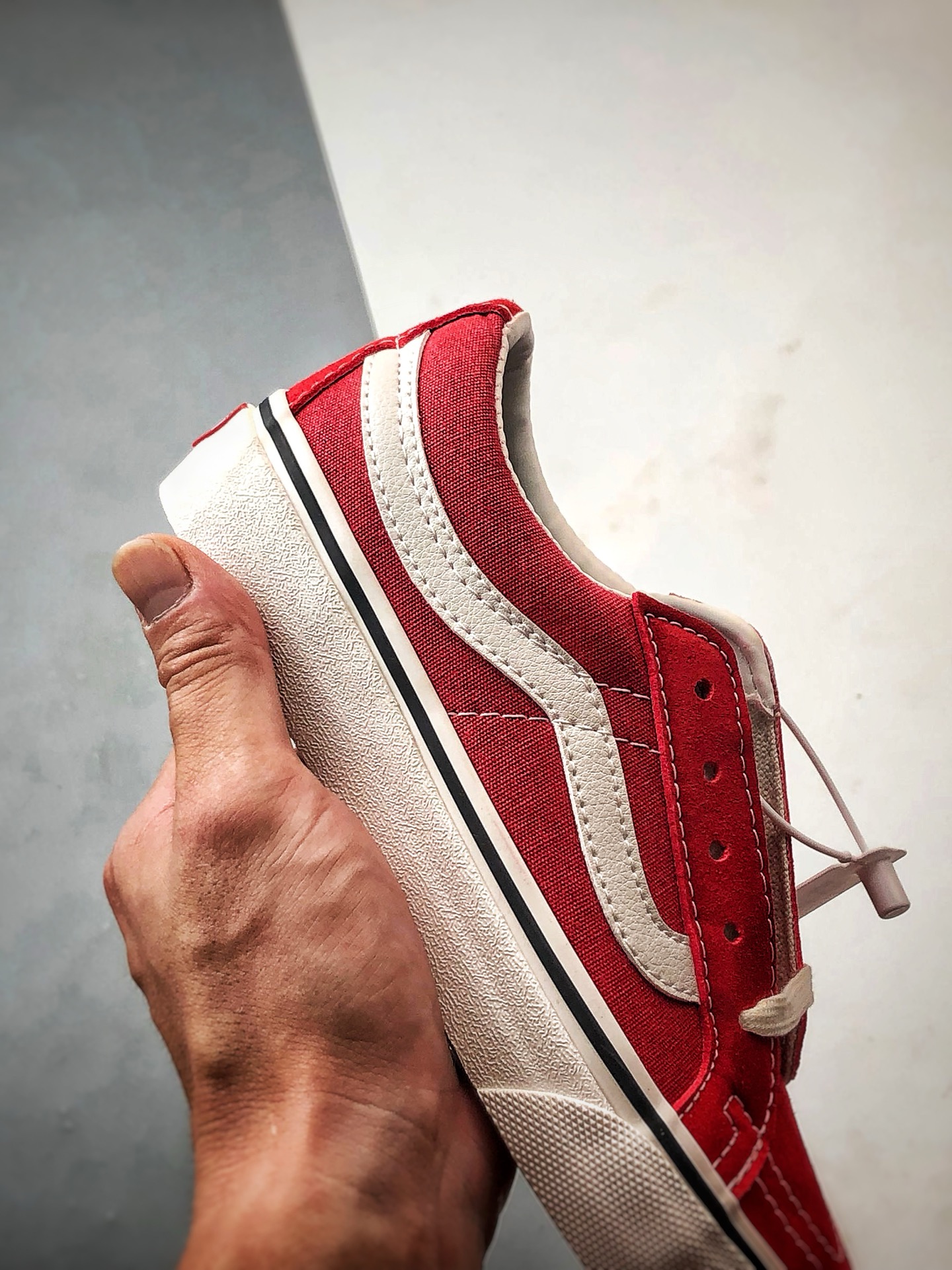 140 Vans SK8-Low 红白 全新一代 低帮休闲硫化帆布鞋 VN0A4UWIX