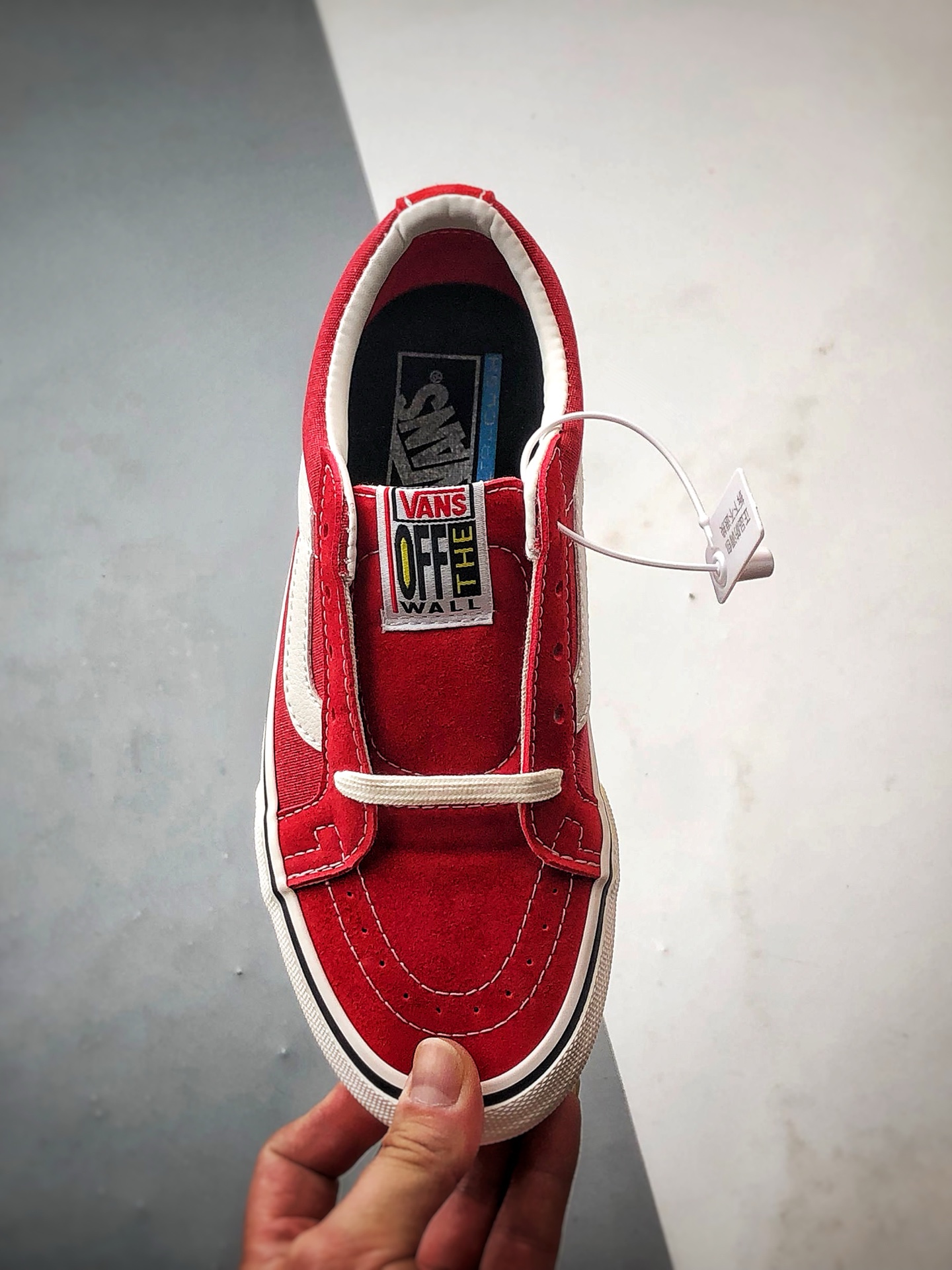 140 Vans SK8-Low 红白 全新一代 低帮休闲硫化帆布鞋 VN0A4UWIX