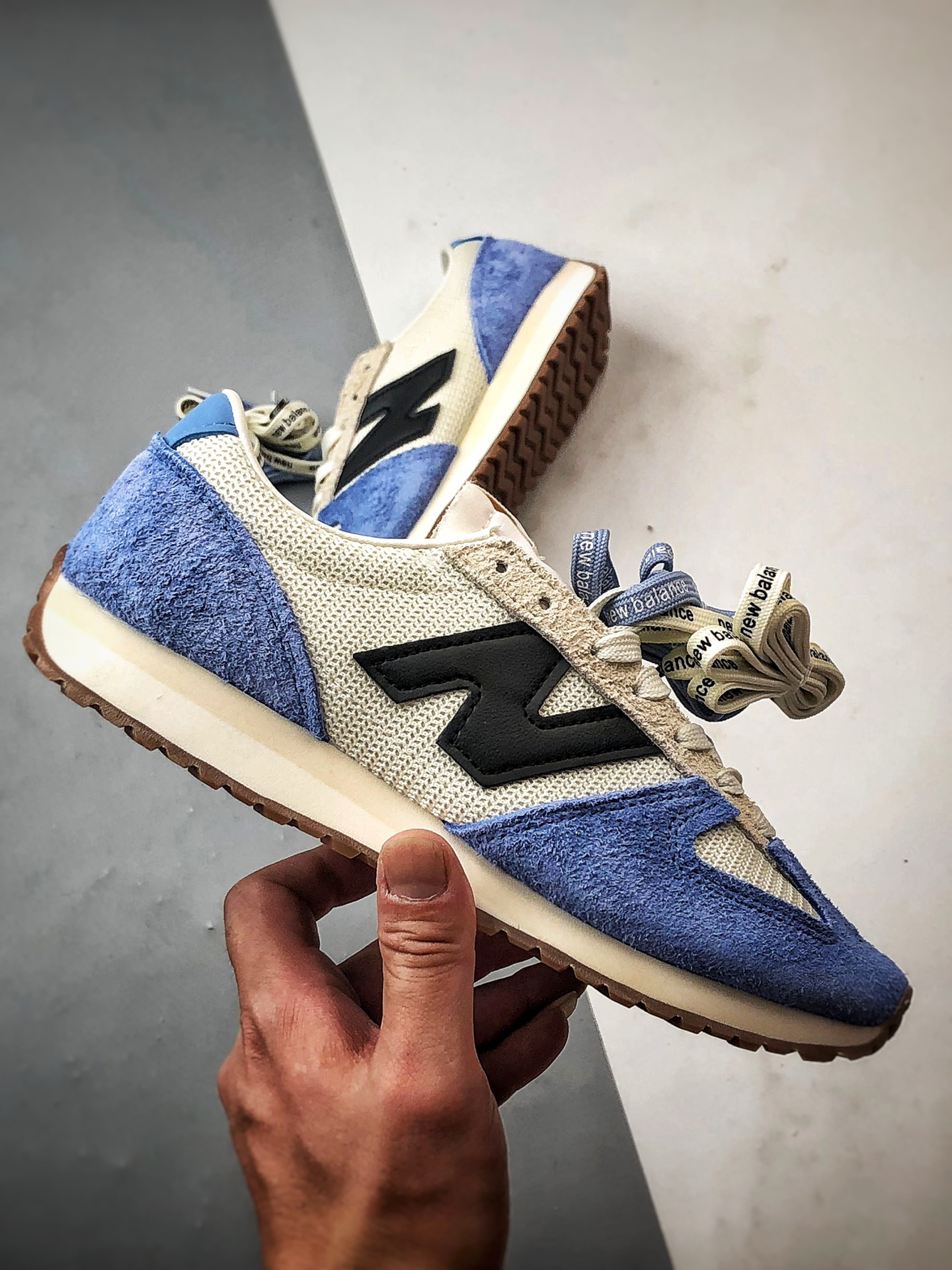 170 New Balance 471系列 白蓝黑 复古轻便平衡生活休闲鞋 U471AS