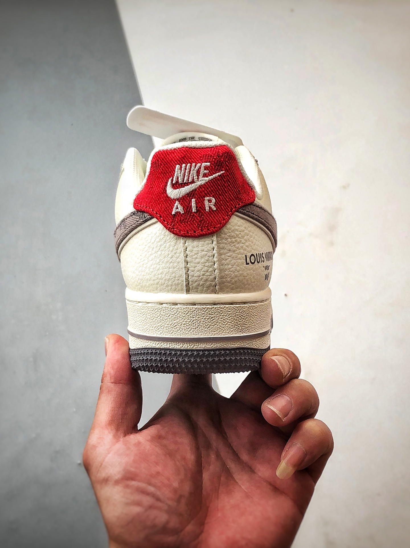 280 LV x Air Force 1 Low 米白灰红尾 XX3168-136
