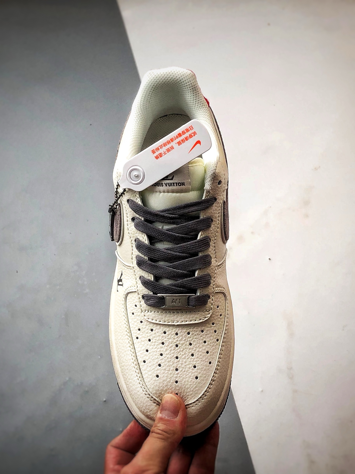 280 LV x Air Force 1 Low 米白灰红尾 XX3168-136