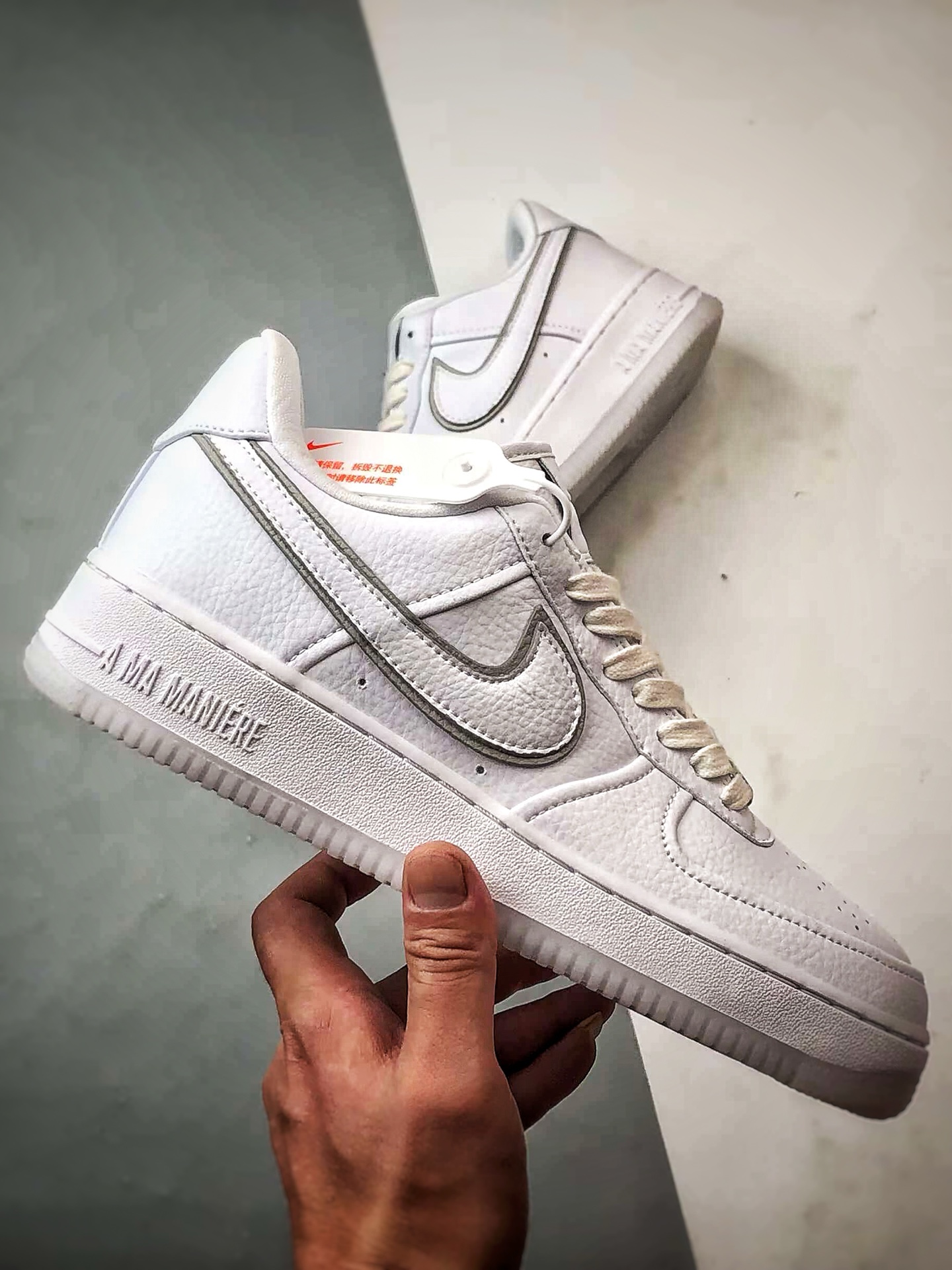 AMM x Air Force 1 Low 白灰 HF4084-100